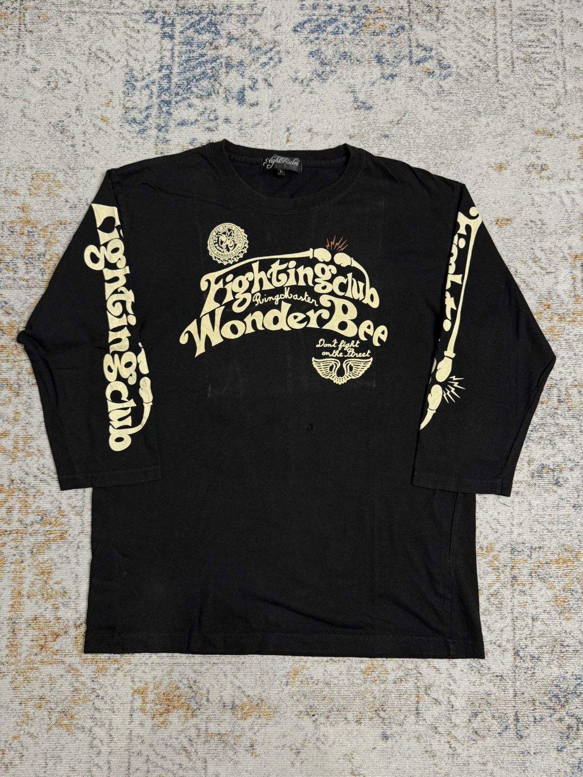 Japanese Brand Night rider y2k long sleeve Size US M / EU 48-50 / 2 - 1 Thumbnail