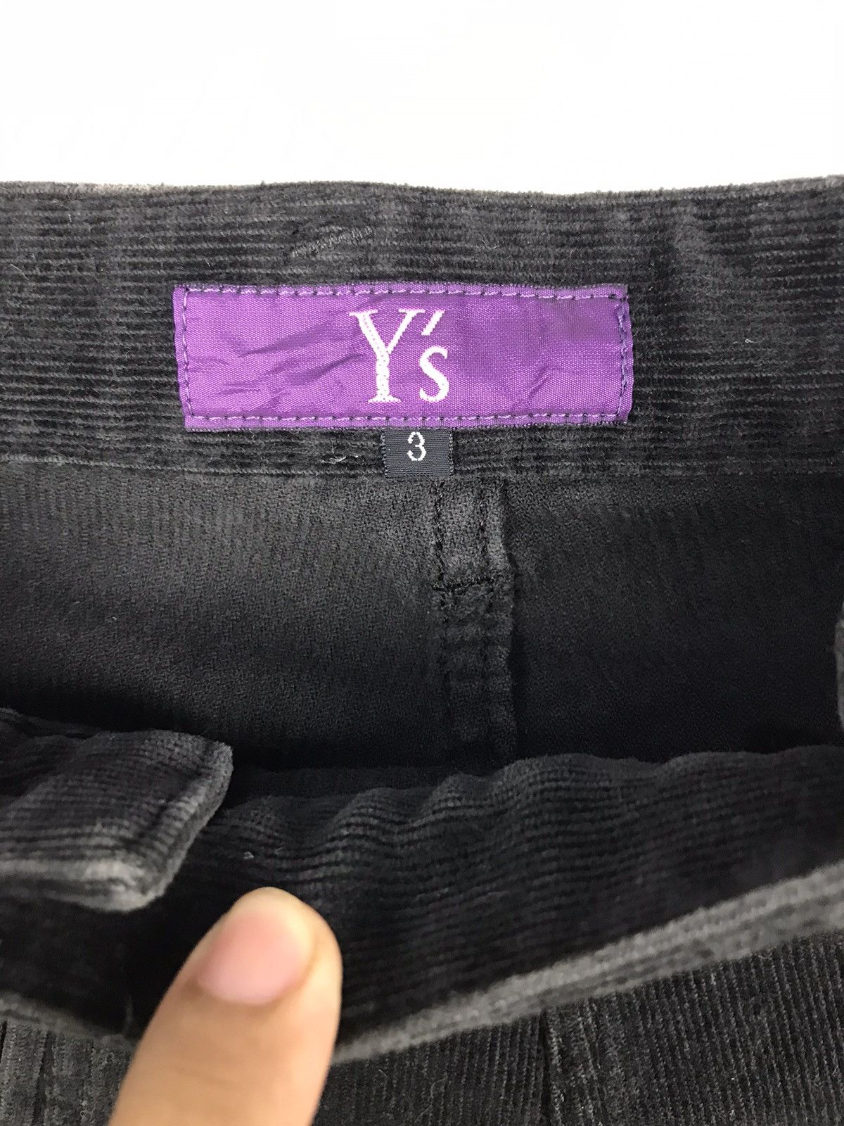 Y's × Yohji Yamamoto Yohji Yamamoto Y’s Corduroy Skinny Trouser Pants Size US 30 / EU 46 - 3 Thumbnail