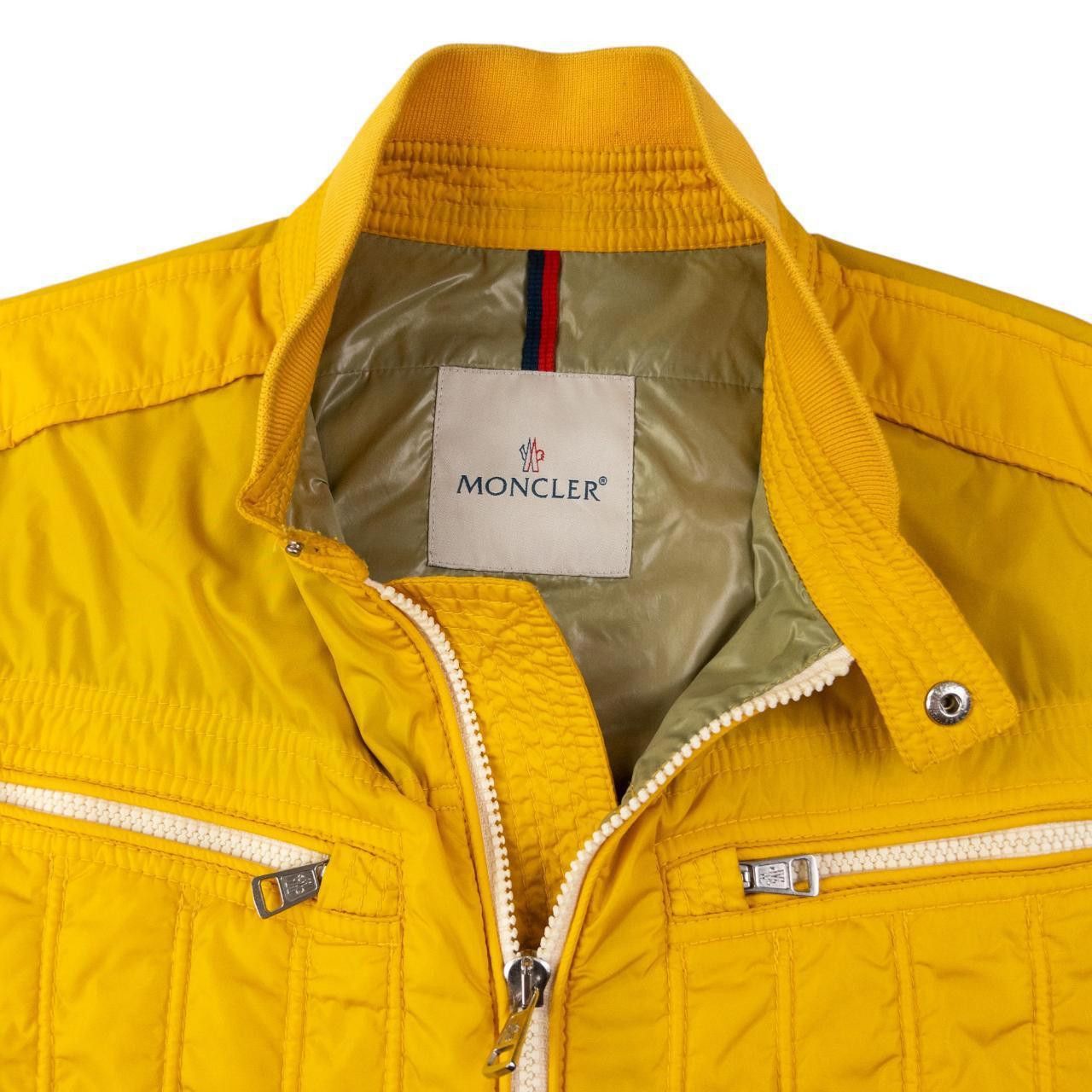 Moncler Vintage Moncler Zip Up Biker Jacket Size S Size S / US 4 / IT 40 - 3 Thumbnail