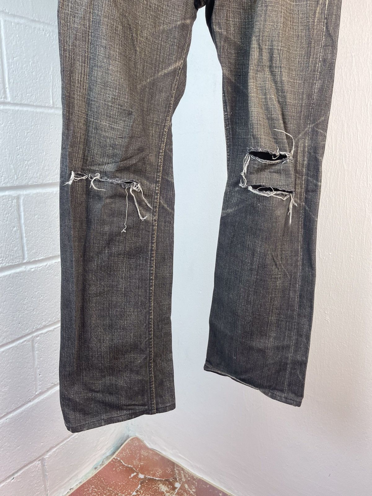 Roar Roar Japan knee damage Denim Pants Size US 34 / EU 50 - 8 Thumbnail