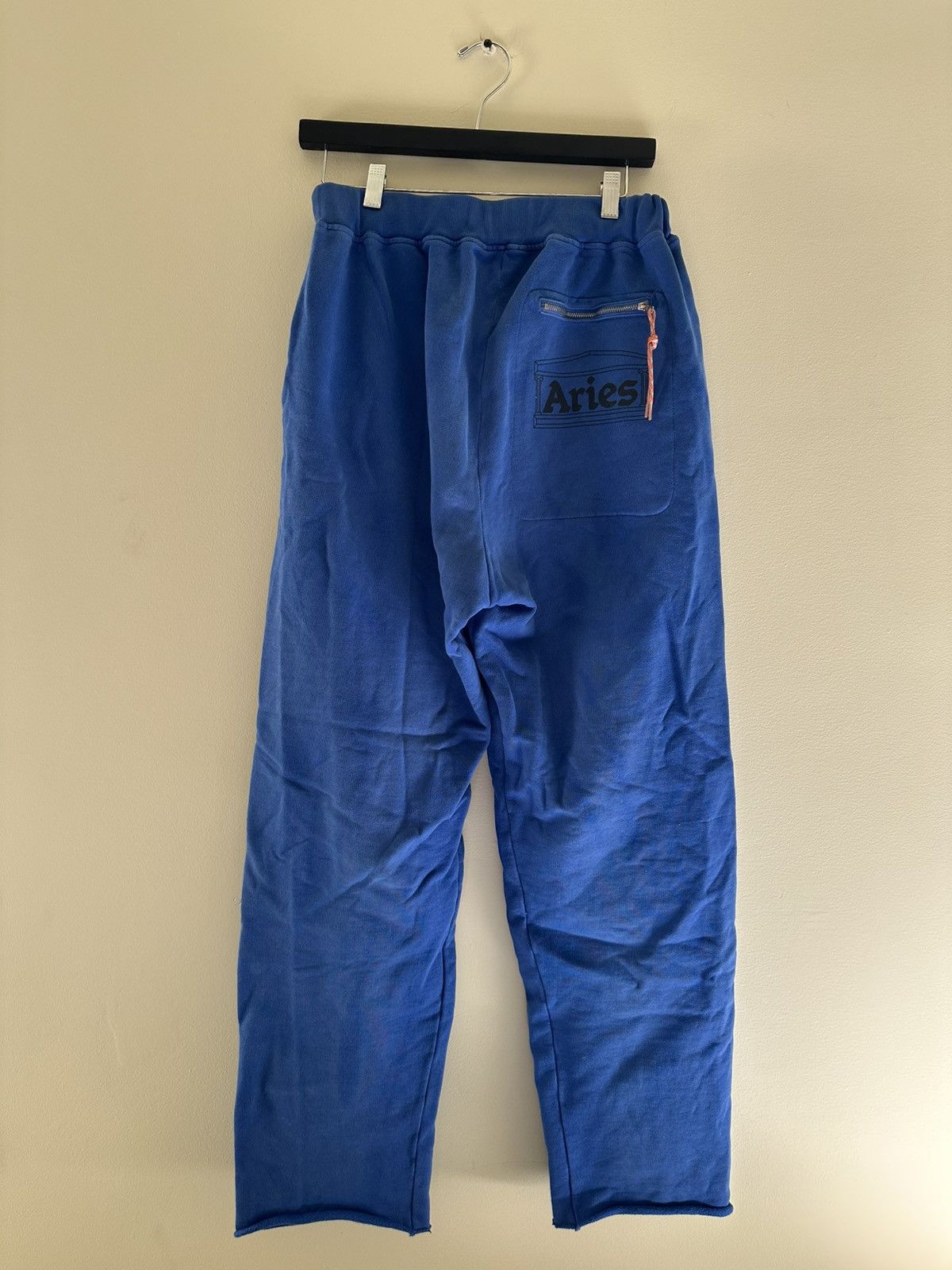 Aries Aries Sunwashed Blue Medium Sweatpants Size US 32 / EU 48 - 3 Thumbnail