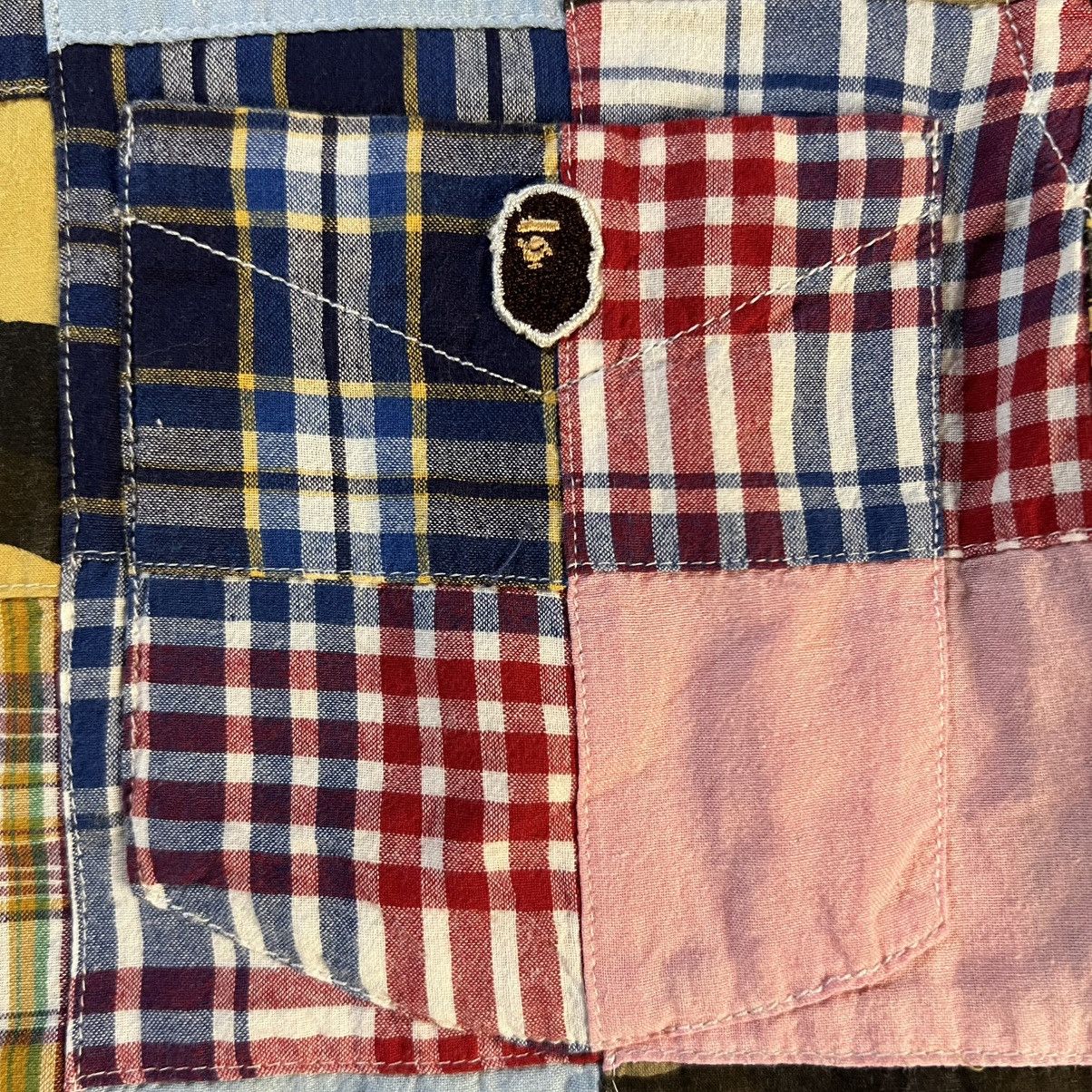 Bape BAPE Camo Patchwork Short Sleeve Button Down Shirt Size US M / EU 48-50 / 2 - 5 Thumbnail