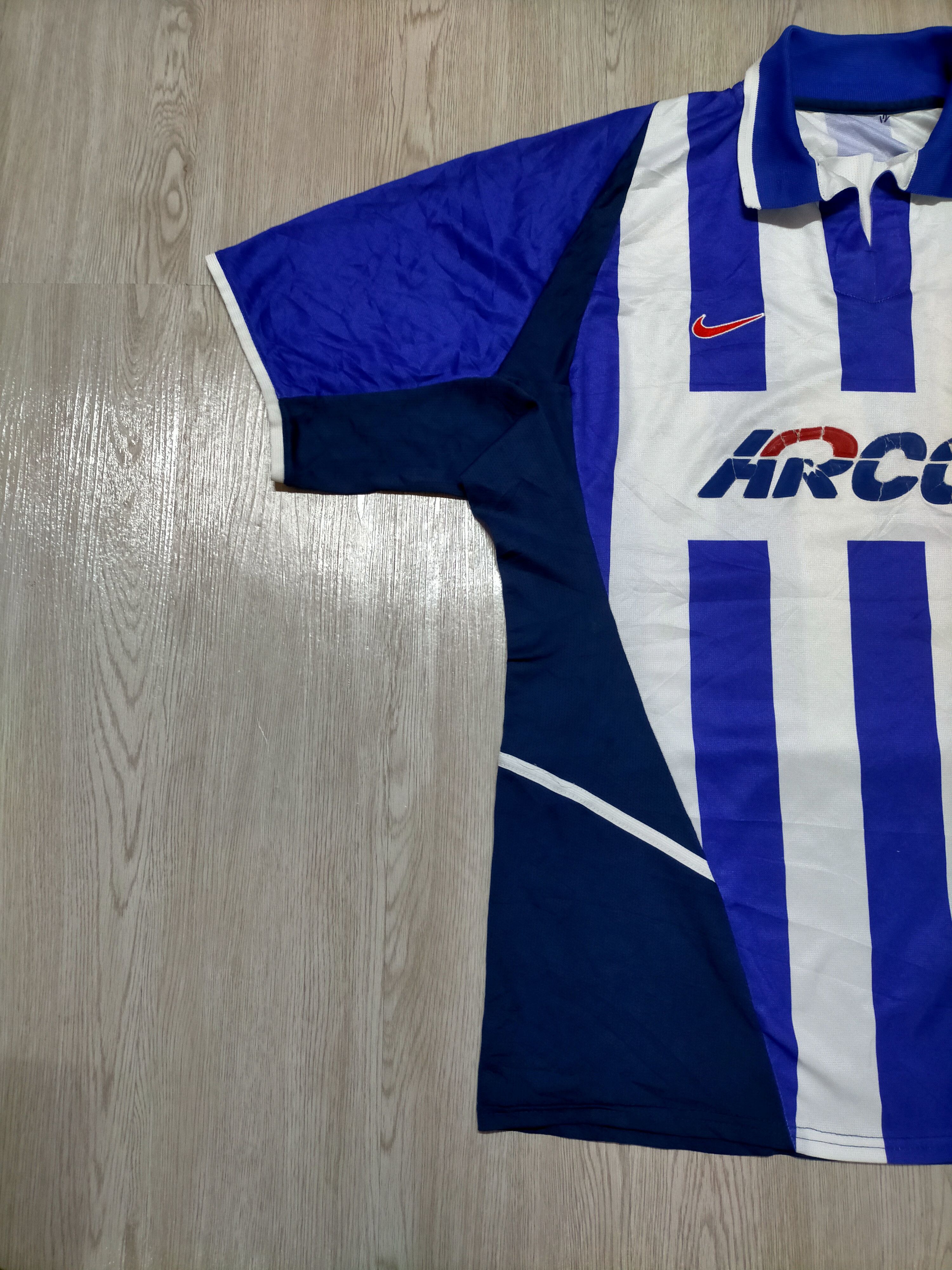 Nike Vtg 2002 Hertha Berlin Home football Shirt Size US L / EU 52-54 / 3 - 5 Thumbnail