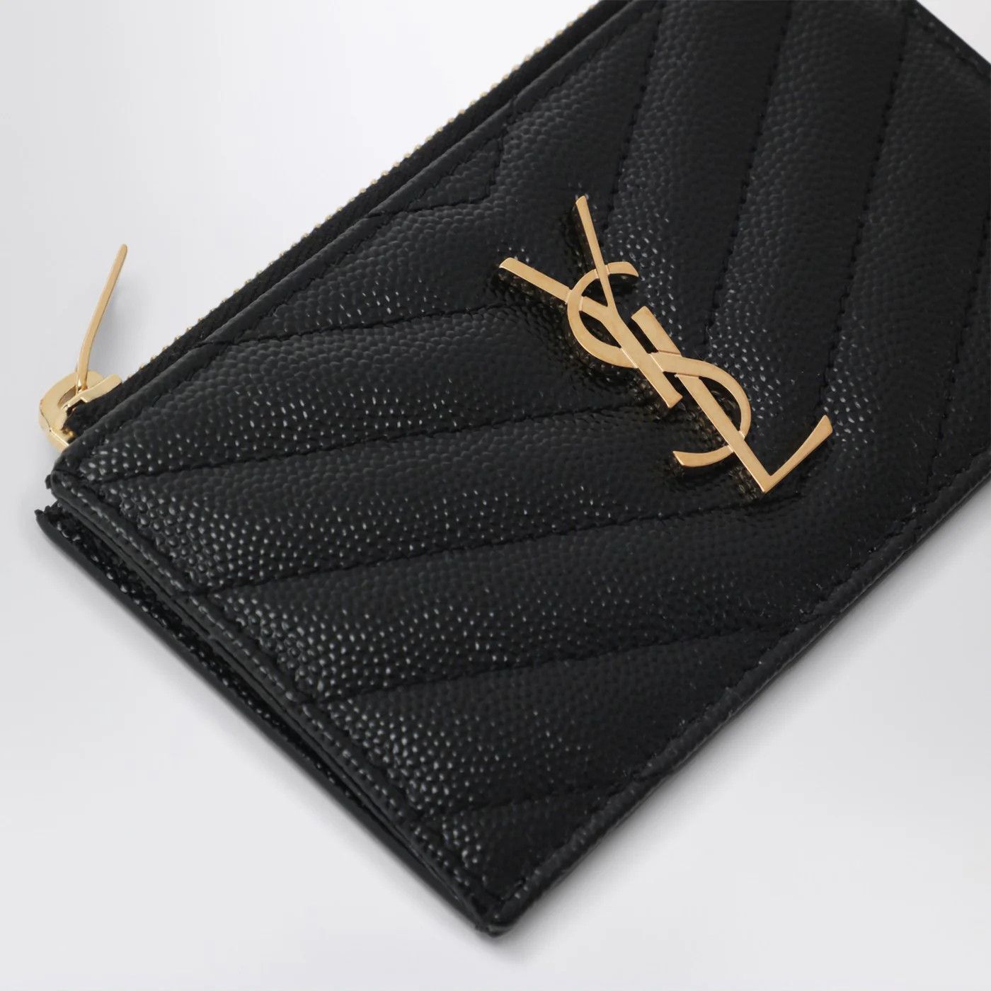 Saint Laurent Paris o1d2blof0526 Size: OS / Quilted Cassandre Card Holder Size ONE SIZE - 3 Thumbnail