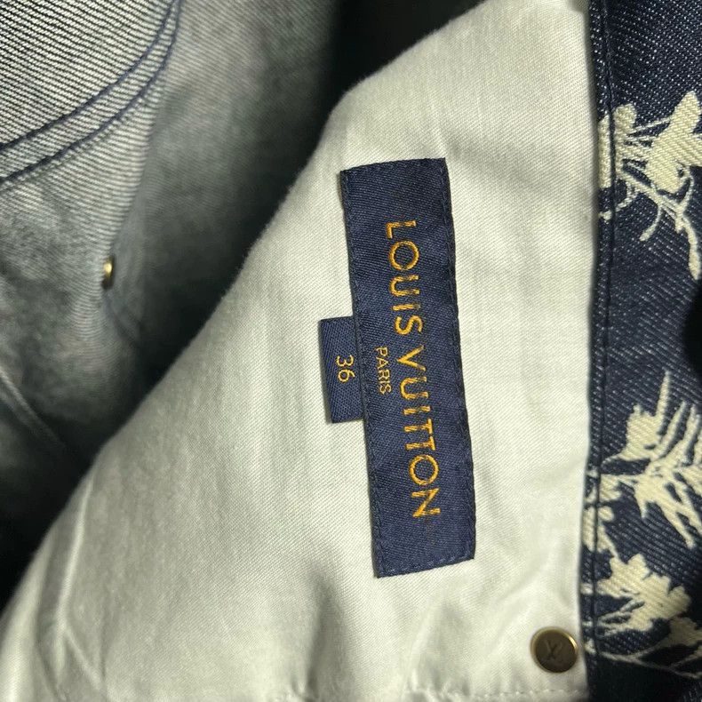 Louis Vuitton Louis Vuitton full print of wheat ears jeans 2504-Nextarro Size US 36 / EU 52 - 3 Thumbnail