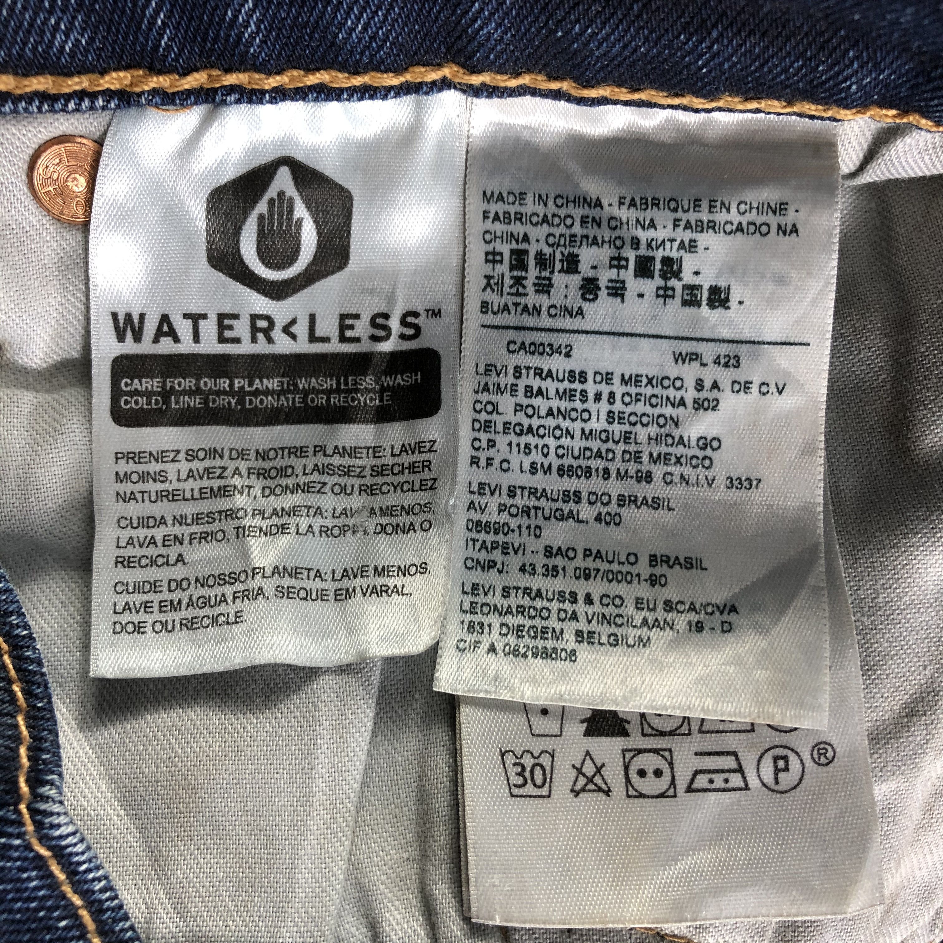 Levi's Levis 502 Jeans Distresed Denim KJ2201 Size US 33 - 13 Thumbnail