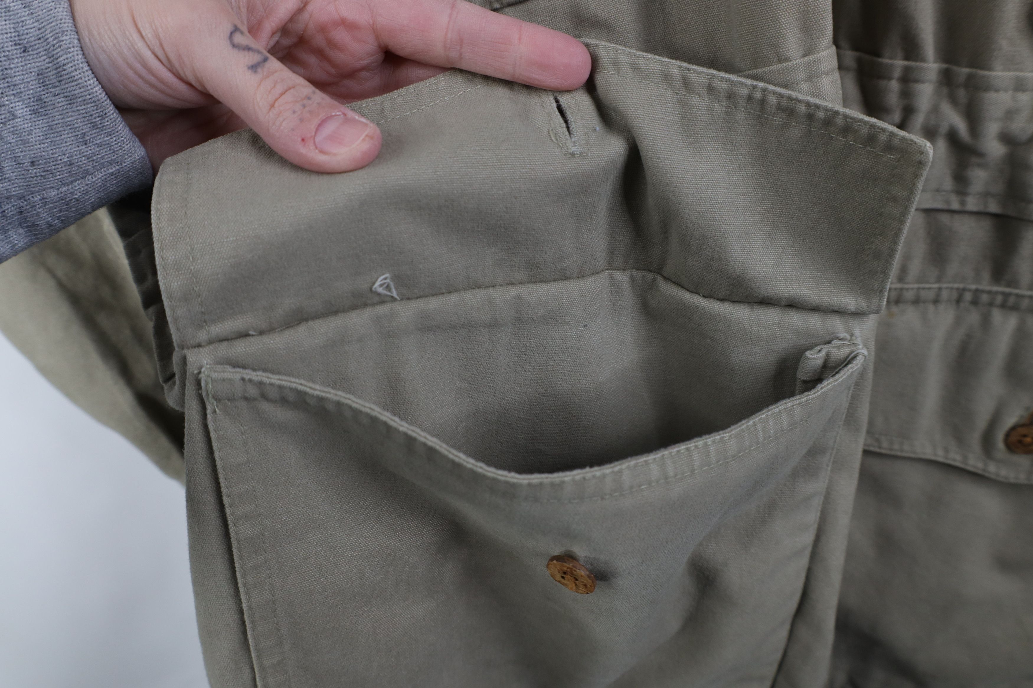 Vintage Vintage 90s Streetwear Cotton Safari Bush Hunting Jacket Size US M / EU 48-50 / 2 - 5 Thumbnail