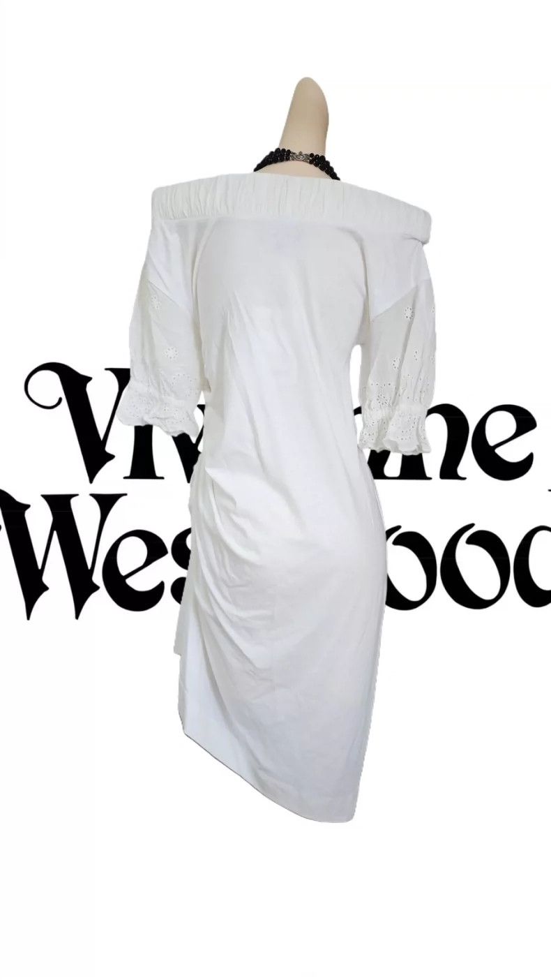 Other Vivienne Westwood size00 White dress with a white sash Size S / US 4 / IT 40 - 5 Thumbnail