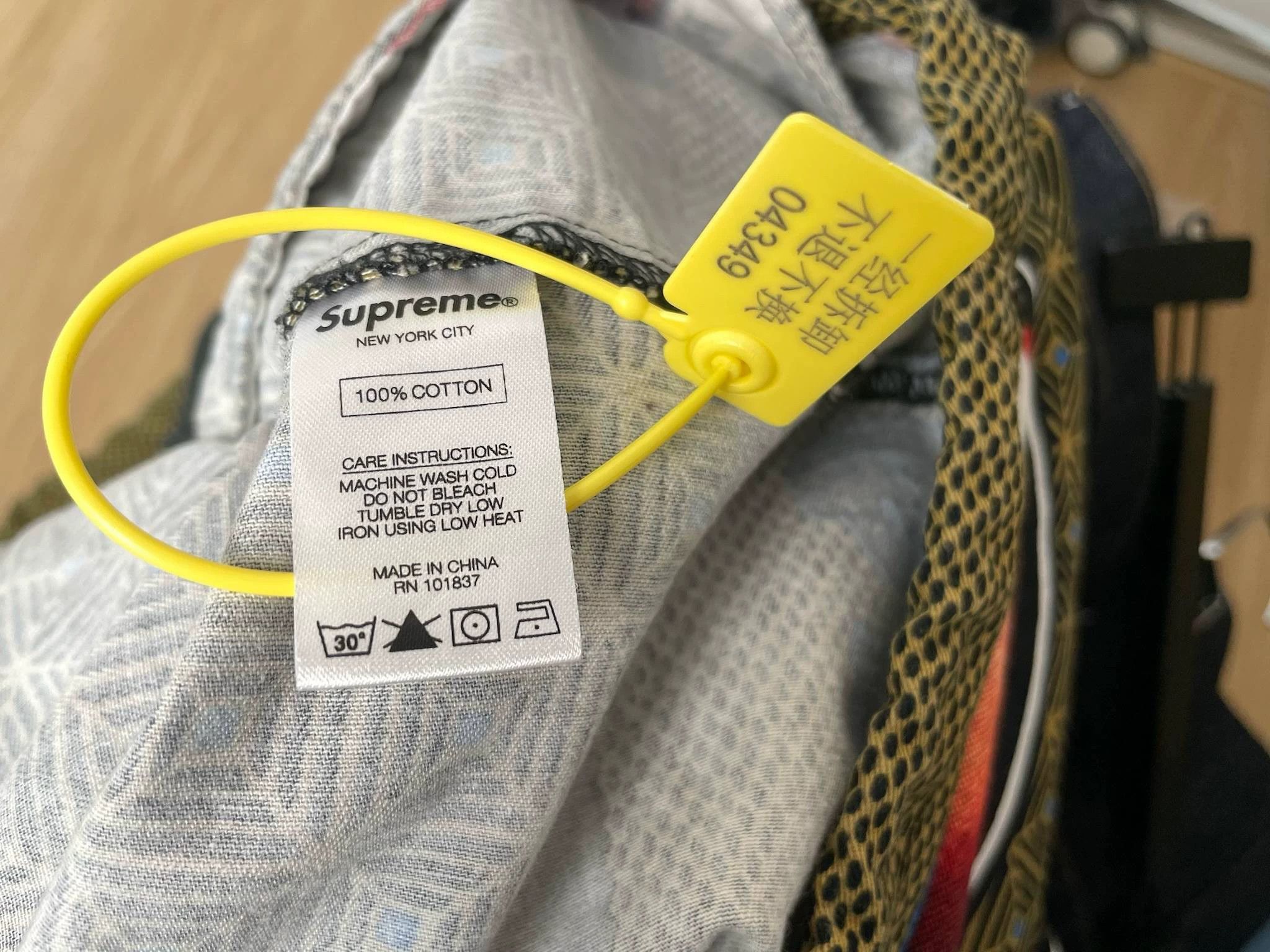 Sports Specialties Supreme Anorak SS17 Portrait Half-Zip Hoodie 04349 Size US L / EU 52-54 / 3 - 4 Thumbnail