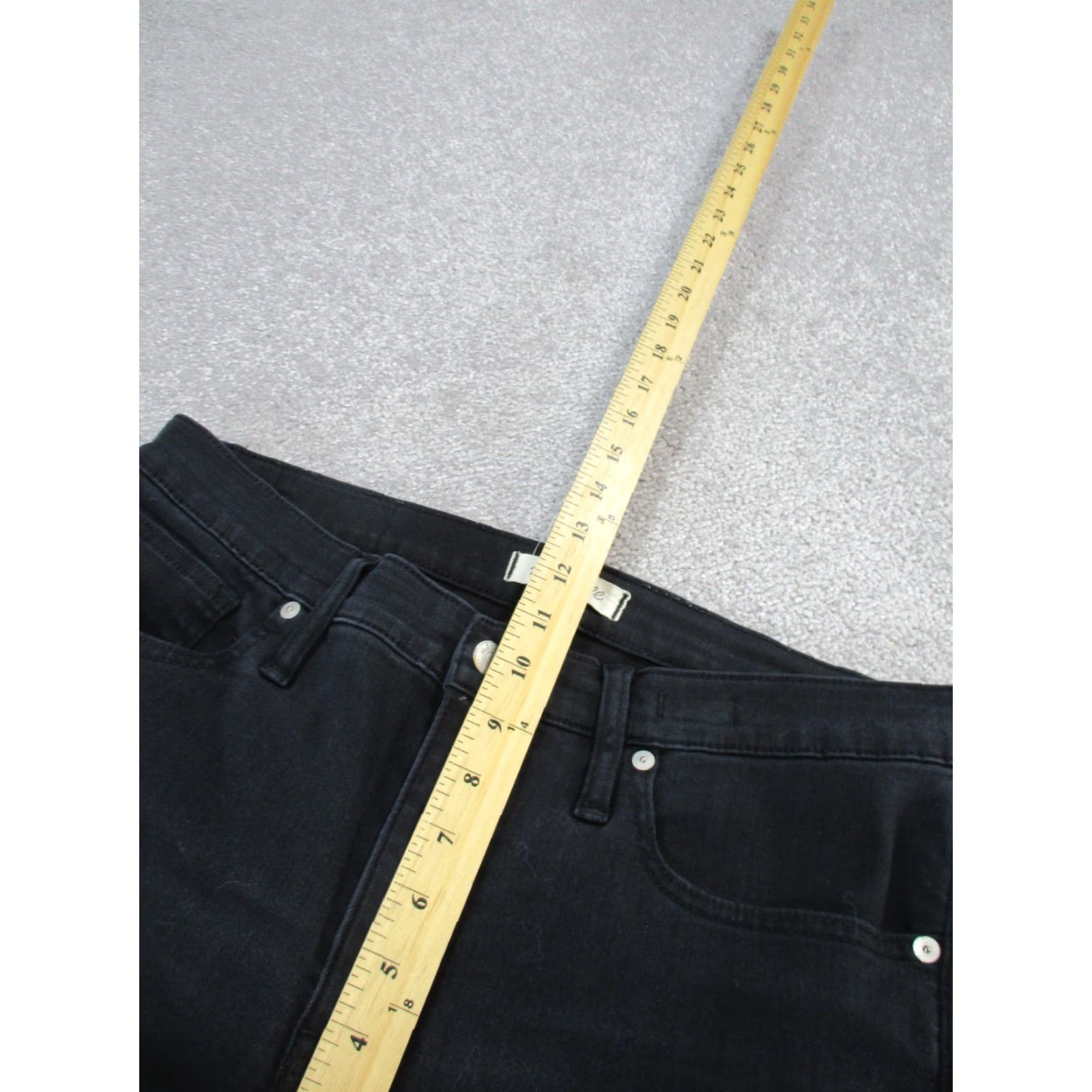 Madewell Madewell Jeans Womens 31 Black Denim Skinny High Rise Color Black Regular Size 31 Womens Jeans Skinny Madewell 31 Black Denim Size 24" / US 00 / IT 34 - 6 Thumbnail