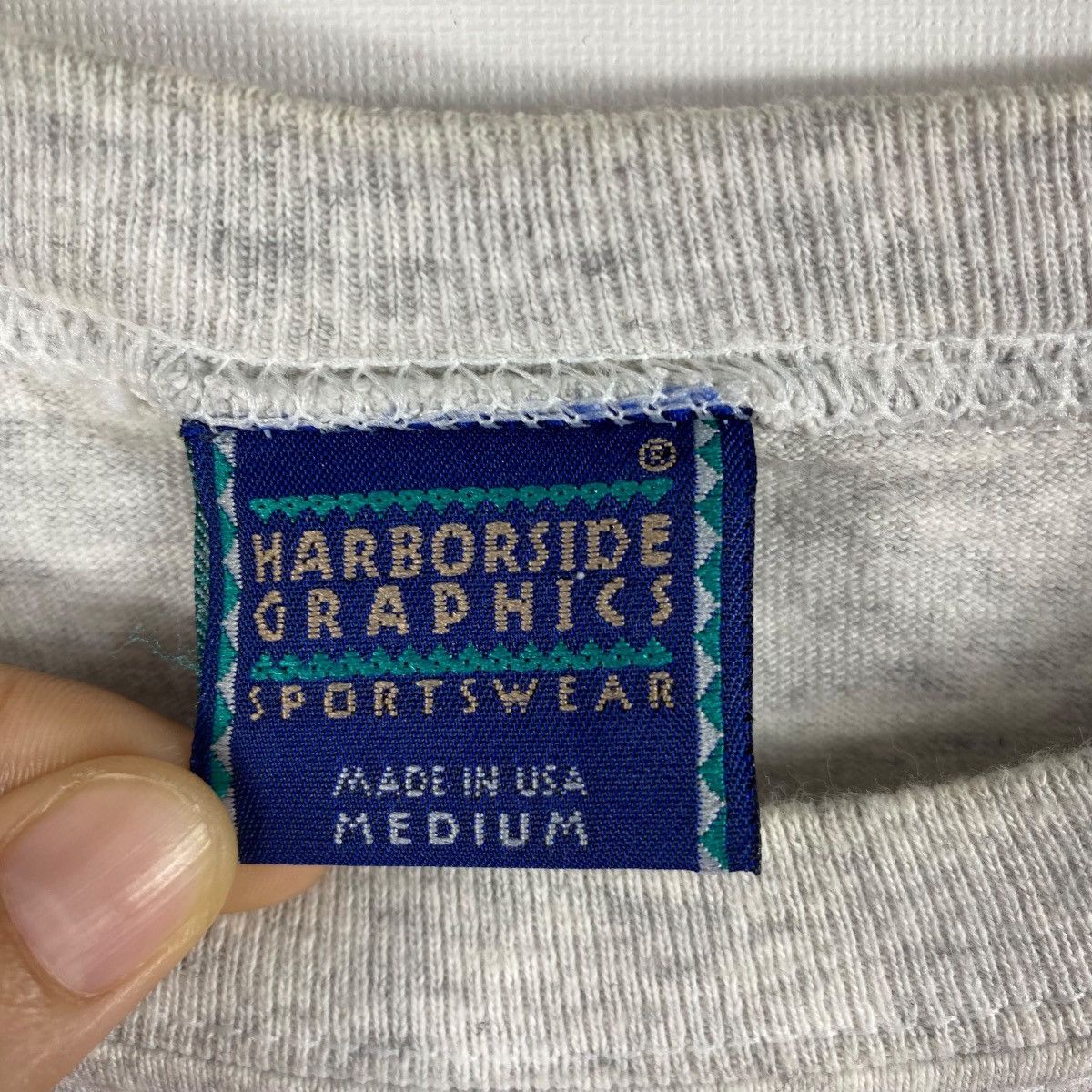 L.L. Bean × Vintage Vintage 90's L.L.BEAN Canoe Harborside Graphics Tee Shirt Size US M / EU 48-50 / 2 - 6 Thumbnail