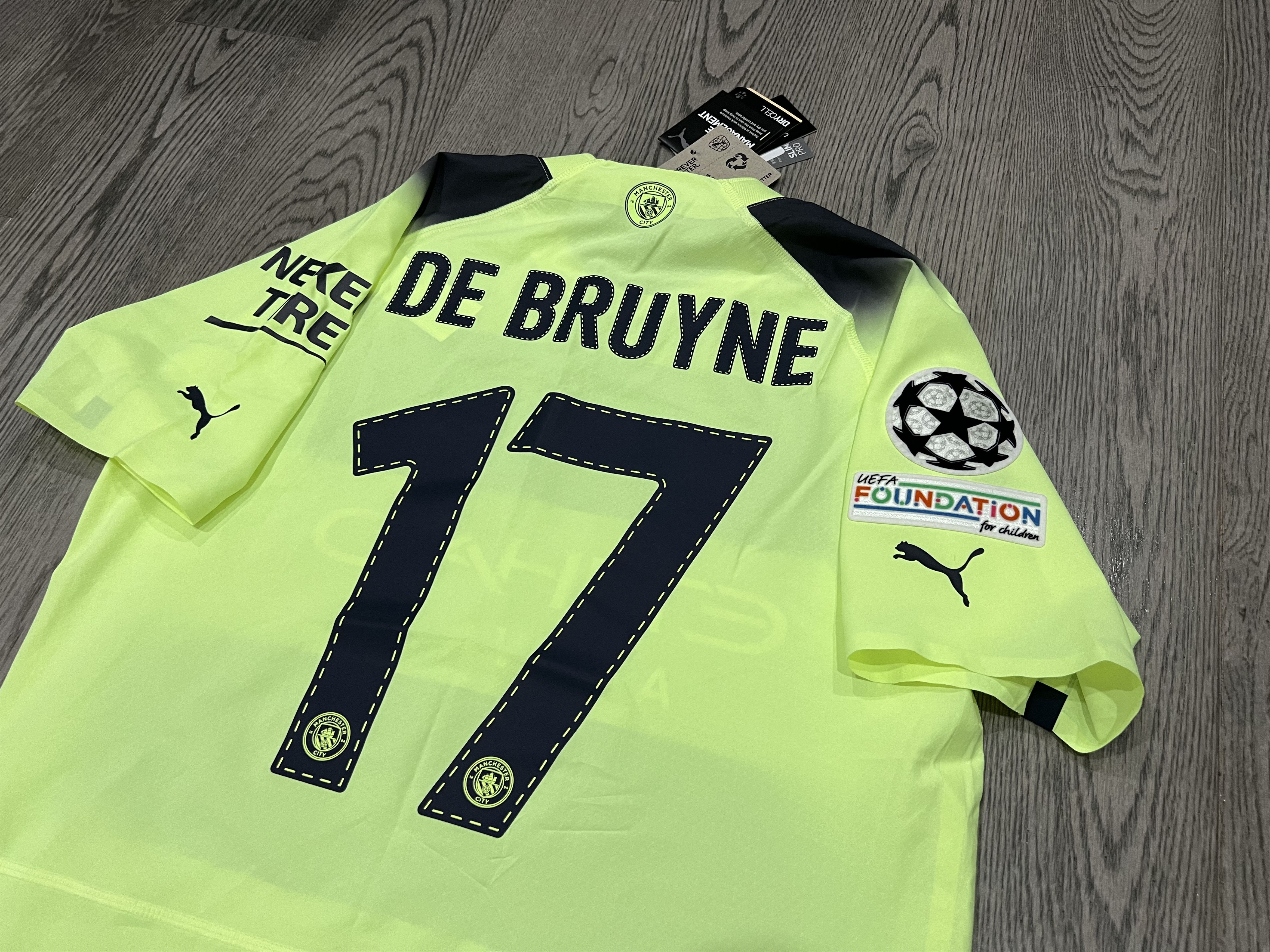 Puma Manchester City Authentic Jersey 2022/2023 DE BRUYNE #17 Size US M / EU 48-50 / 2 - 7 Thumbnail