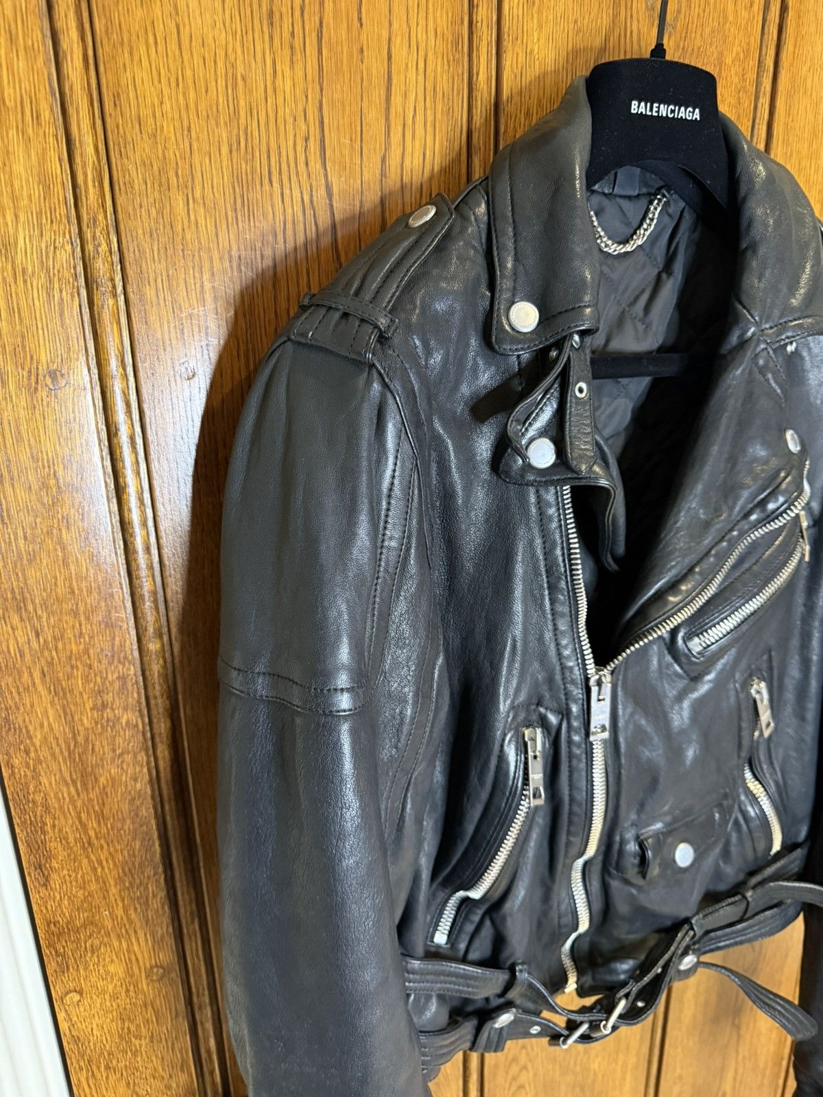 Burberry Prorsum SS11 Burberry Prorsum Burberry Bailey biker leather jacket Size US M / EU 48-50 / 2 - 12 Thumbnail