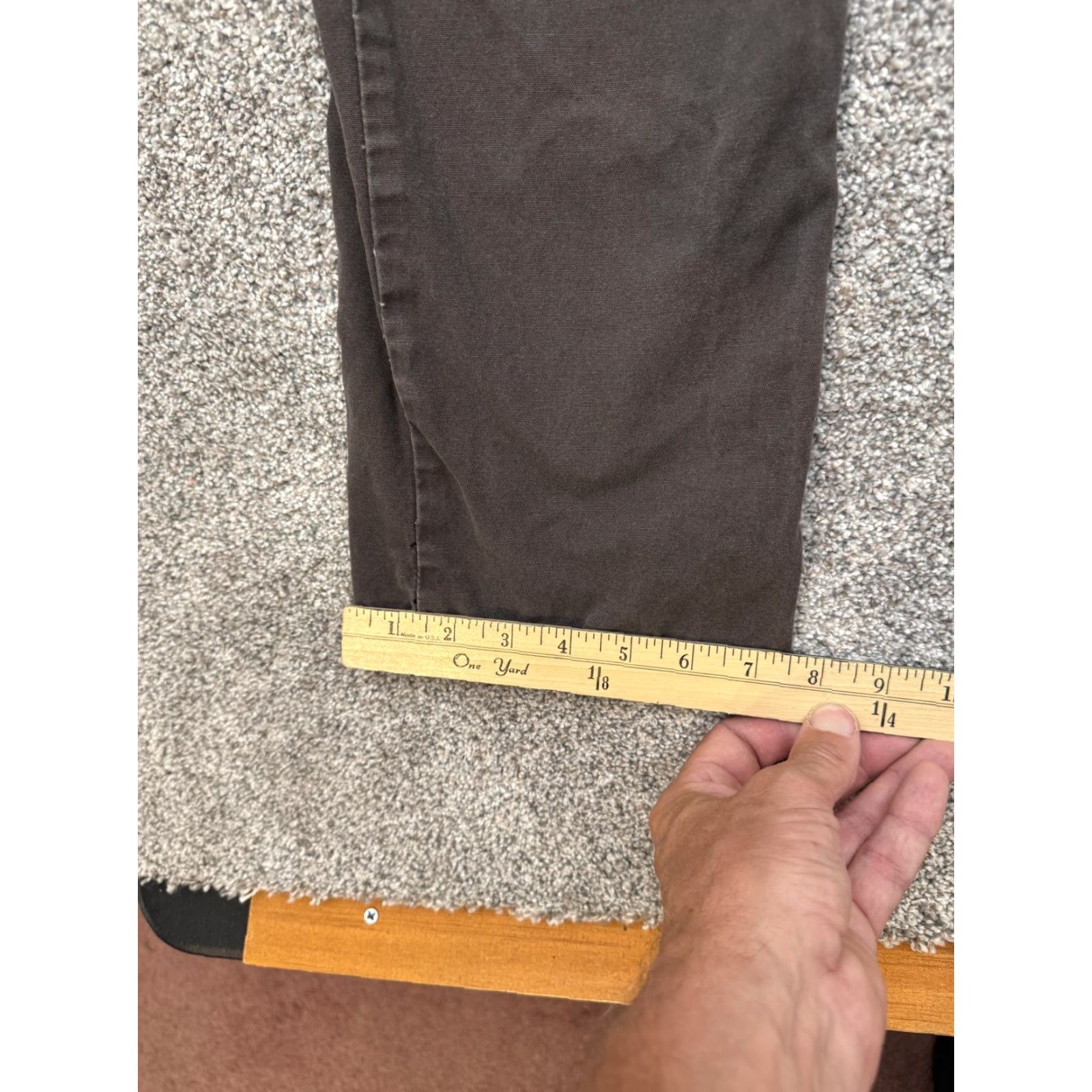 Vans VANS Jeans 30 Straight Leg Skater Streetwear Grunge Retro Y2K Alt Distressed Mens Denim Straight 30 Gray Zip 28in Inseam Size US 30 / EU 46 - 4 Thumbnail