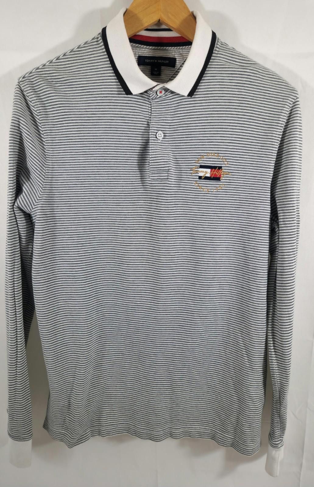Tommy Hilfiger Tommy Hilfiger Mens M Long sleeve collard polo shirt Newyork Size US M / EU 48-50 / 2 - 1 Thumbnail
