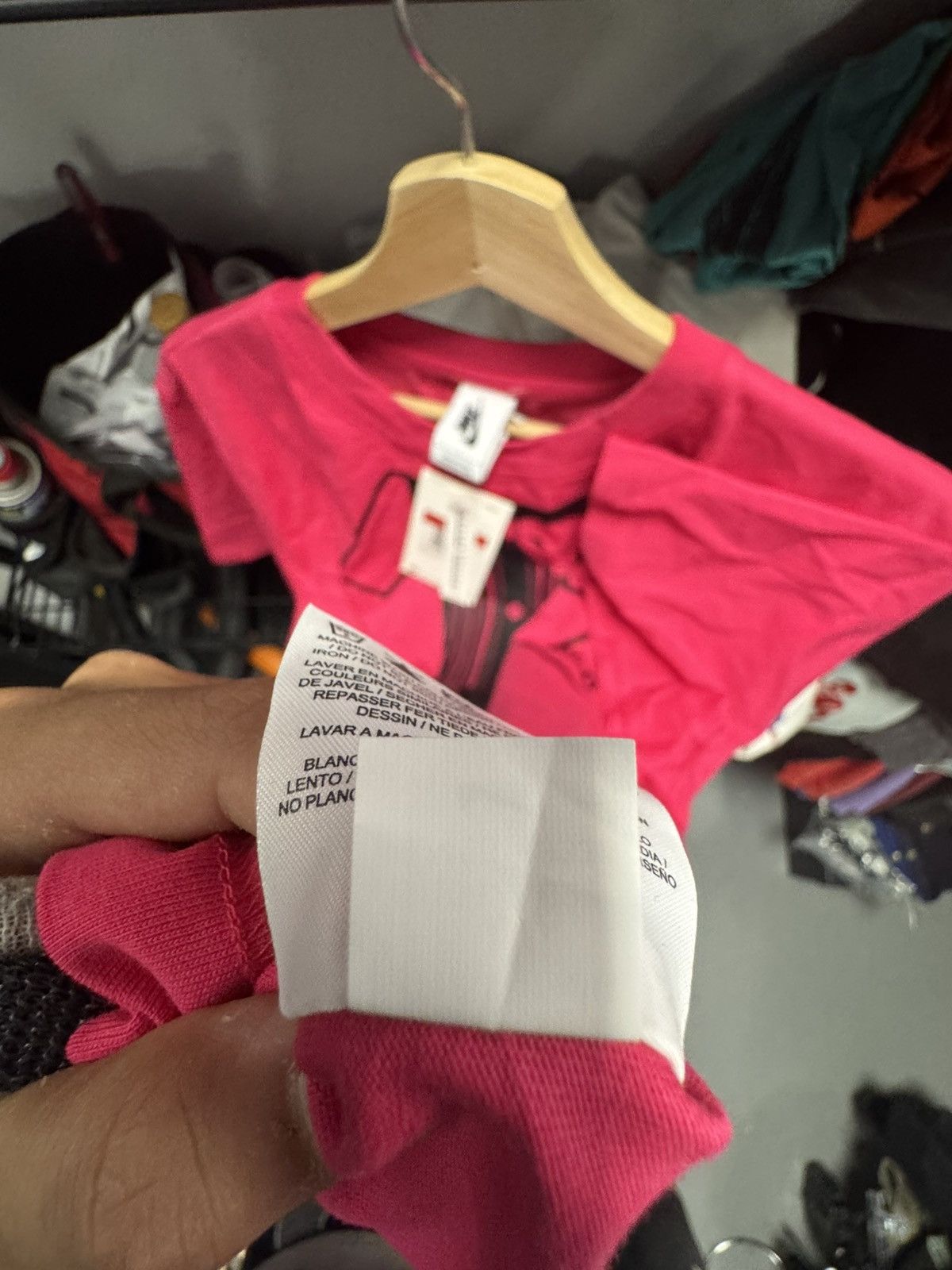 Nike × Off-White OFF-WHITE x Nike NRG A6 Tee Pink Rush/Black Size US L / EU 52-54 / 3 - 8 Thumbnail