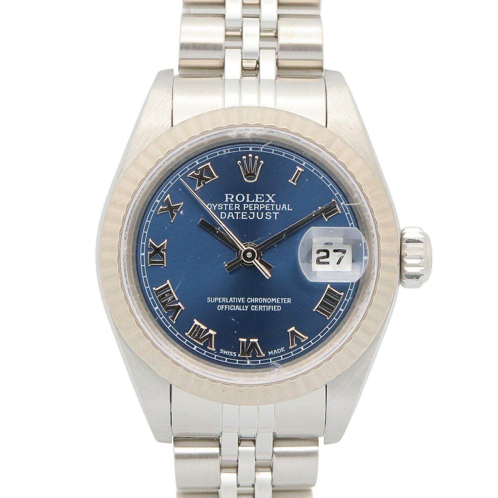 Rolex Rolex Rolex Datejust Au750 White Gold Stainless Steel Precious Metal Automatic 79174 DUTY FREE for USA Size ONE SIZE - 1 Thumbnail