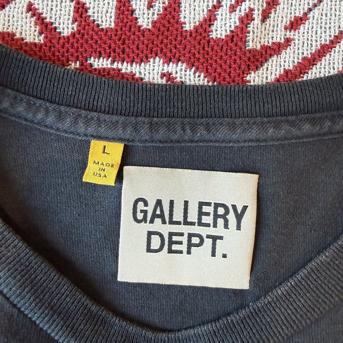 Gallery Dept. Gallery Dept. French Tee Black Size L Size US L / EU 52-54 / 3 - 4 Thumbnail