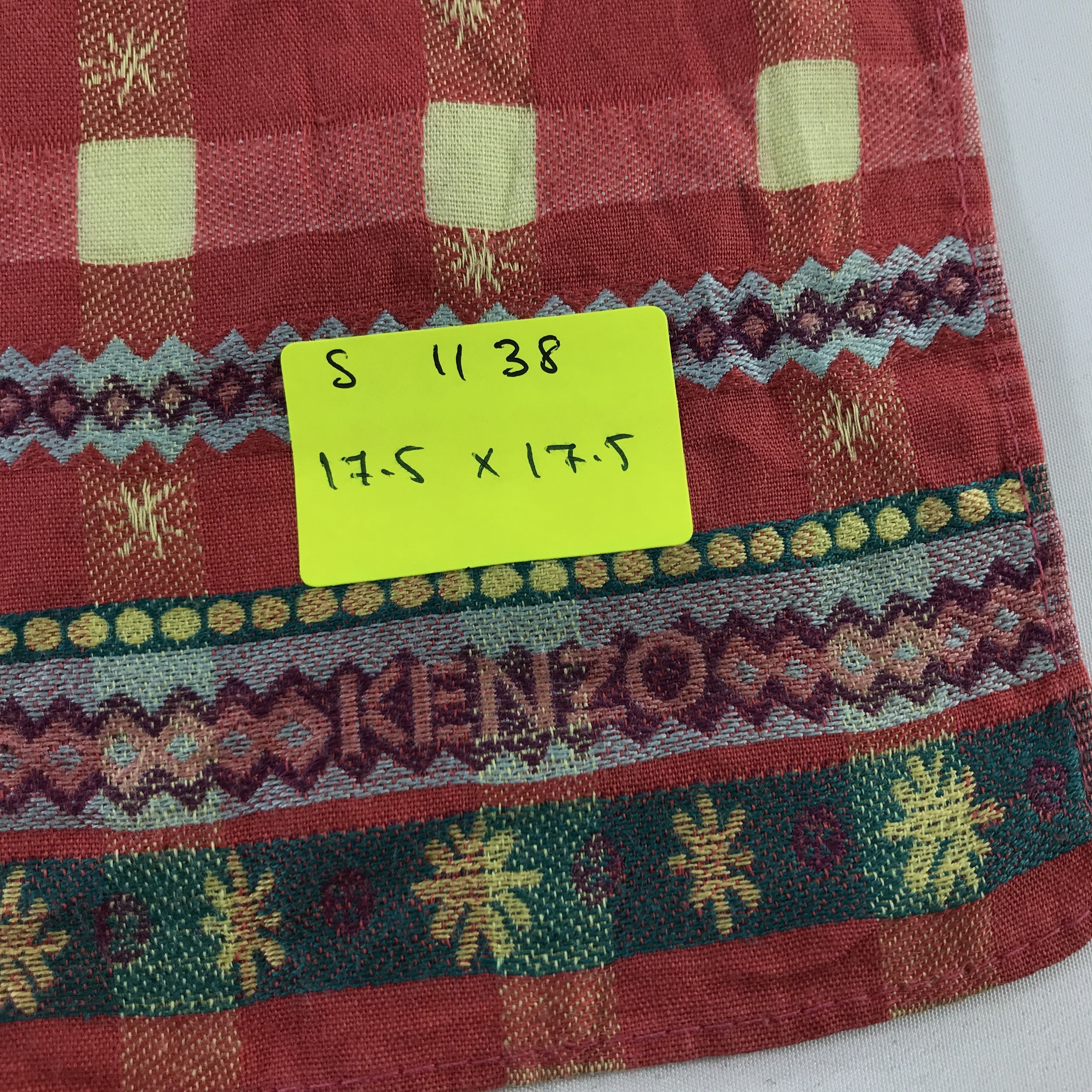 Kenzo × Vintage Kenzo Bandana / Handkerchief / Neckerchief - S1138 Size ONE SIZE - 5 Thumbnail