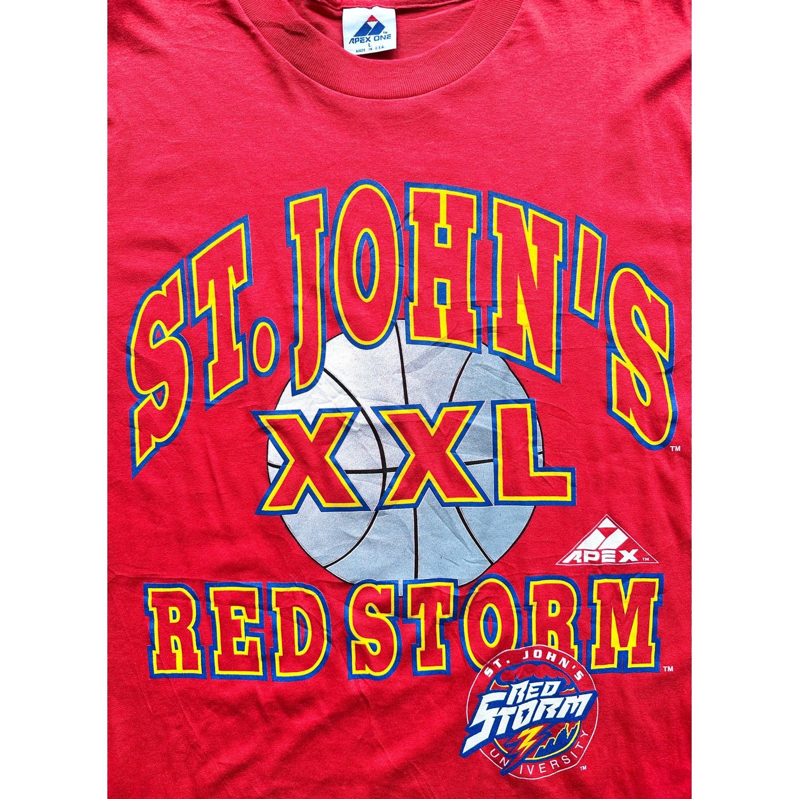 NCAA × Starter St John's Red Storm 90s APEX tee L NCAA basketball vintage Size US L / EU 52-54 / 3 - 2 Thumbnail