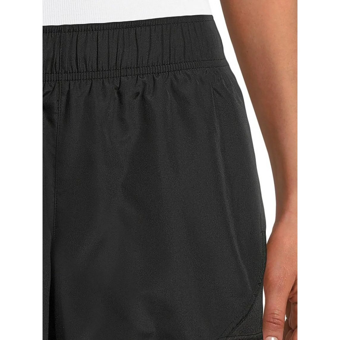 Athletic Works Womens Core Running Shorts Black Soot Lightweight Activewear Size 42" / US 20 - 4 Thumbnail