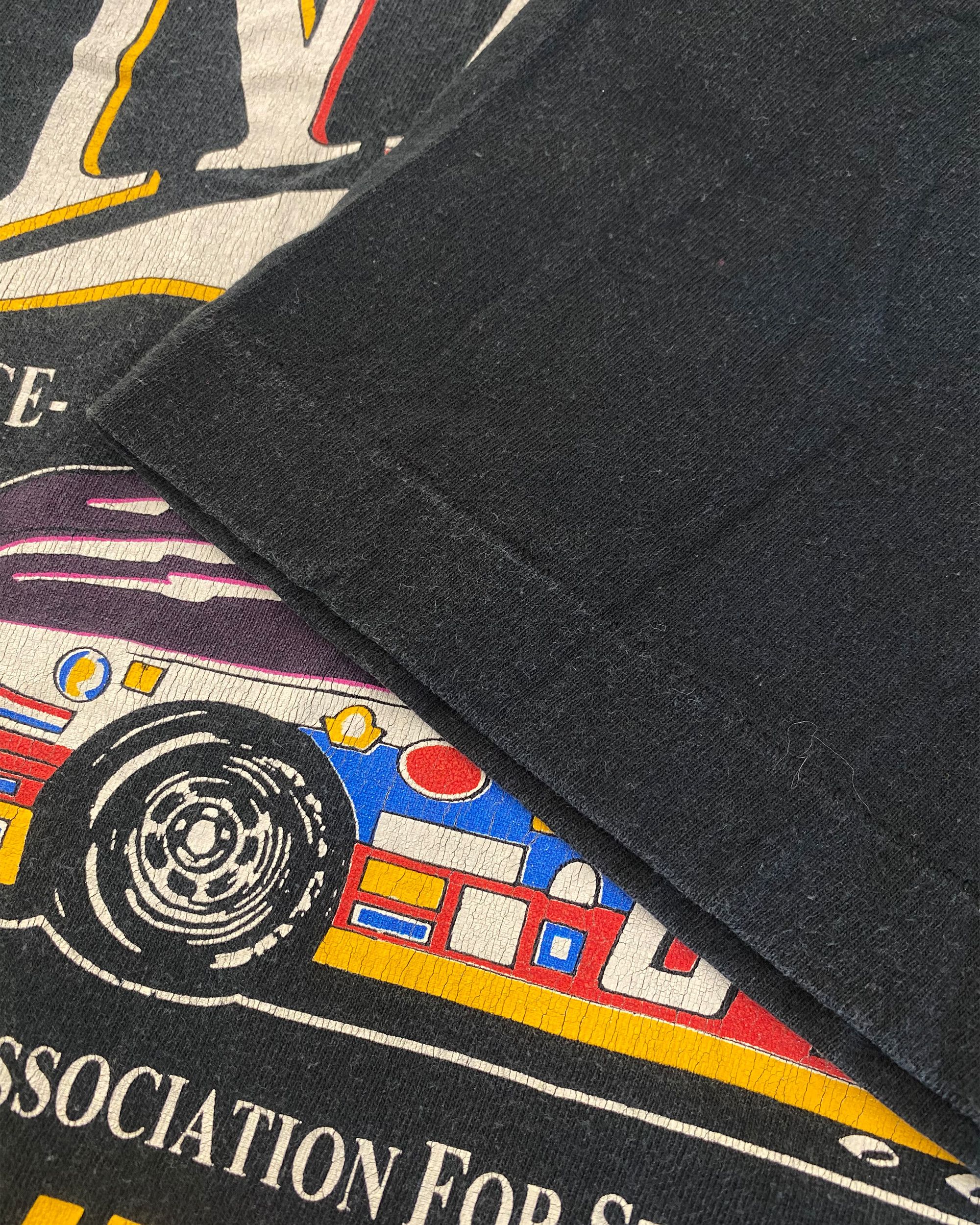 Vintage 1990s Nascar Graphic Car Single Stitch T-Shirt Size US XL / EU 56 / 4 - 4 Thumbnail