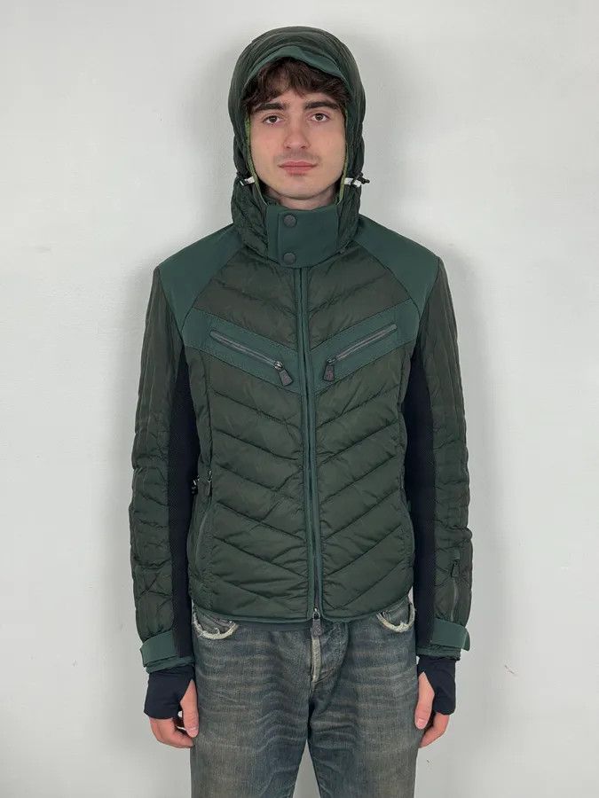 Moncler Moncler Olive Nylon Quilted Down Puffer Jacket Size US M / EU 48-50 / 2 - 2 Thumbnail