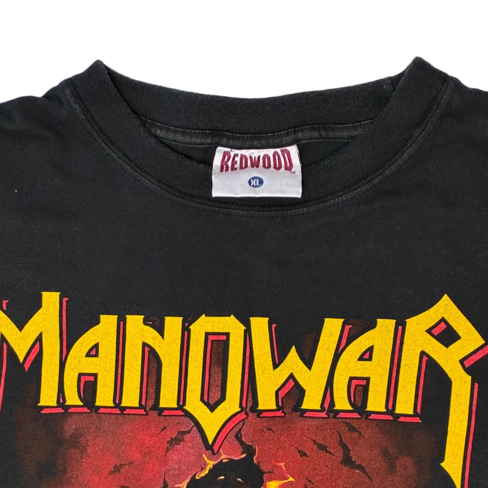 Other Vintage Manowar 1997 'Hell On Wheels Tour' T-Shirt Size US XL / EU 56 / 4 - 3 Thumbnail