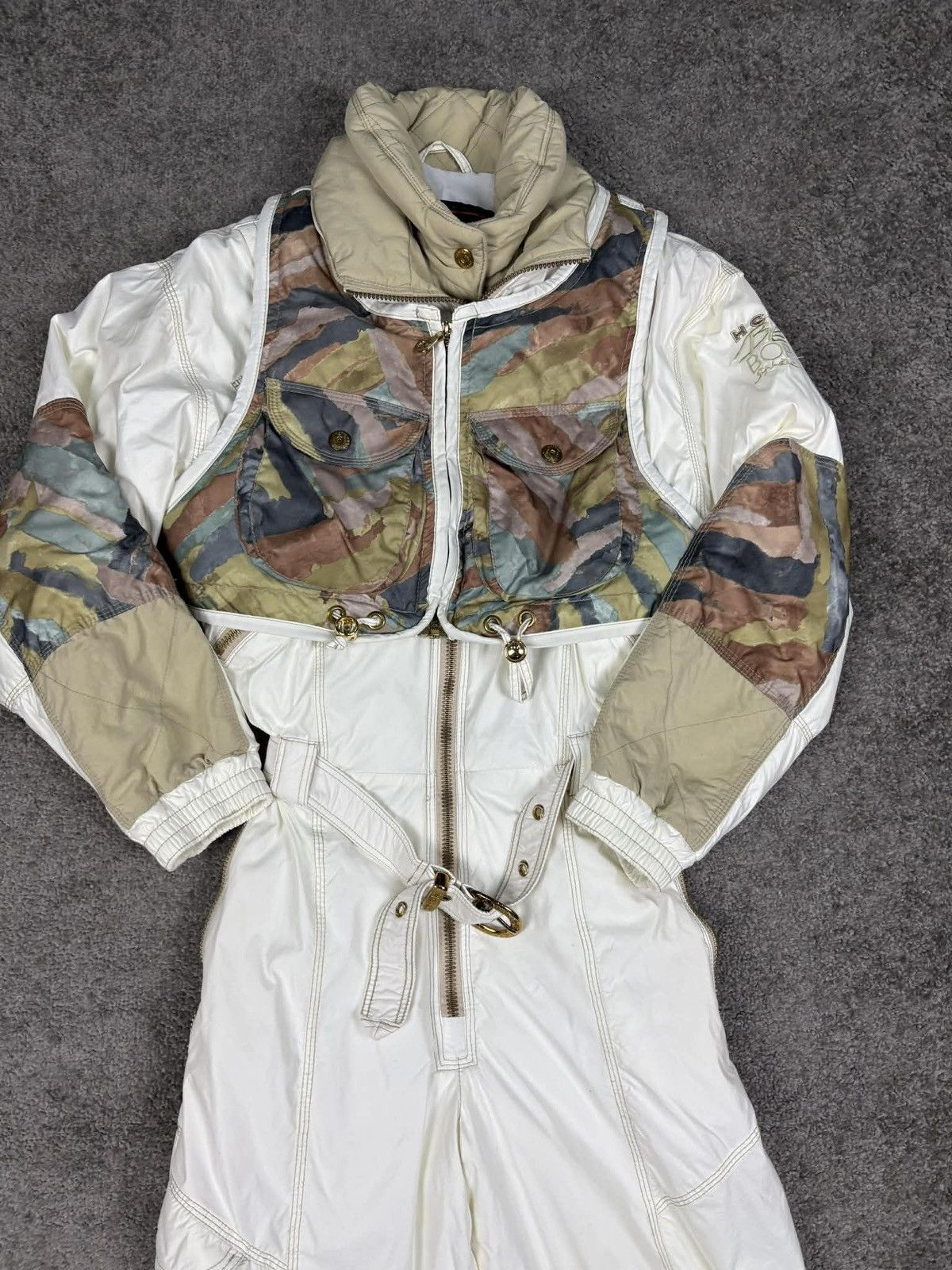 Other White HCC (Henri-Charles Colsenet) ski jumpsuit Size S / US 4 / IT 40 - 2 Thumbnail