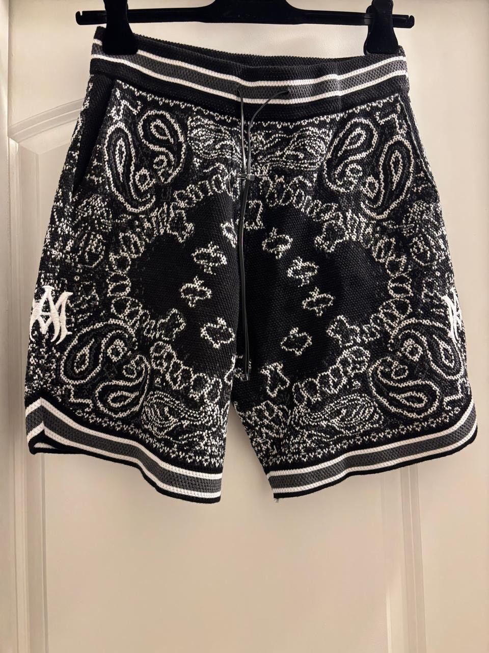 Amiri Amiri Bandana Crocheted Shorts Size US 32 / EU 48 - 2 Thumbnail