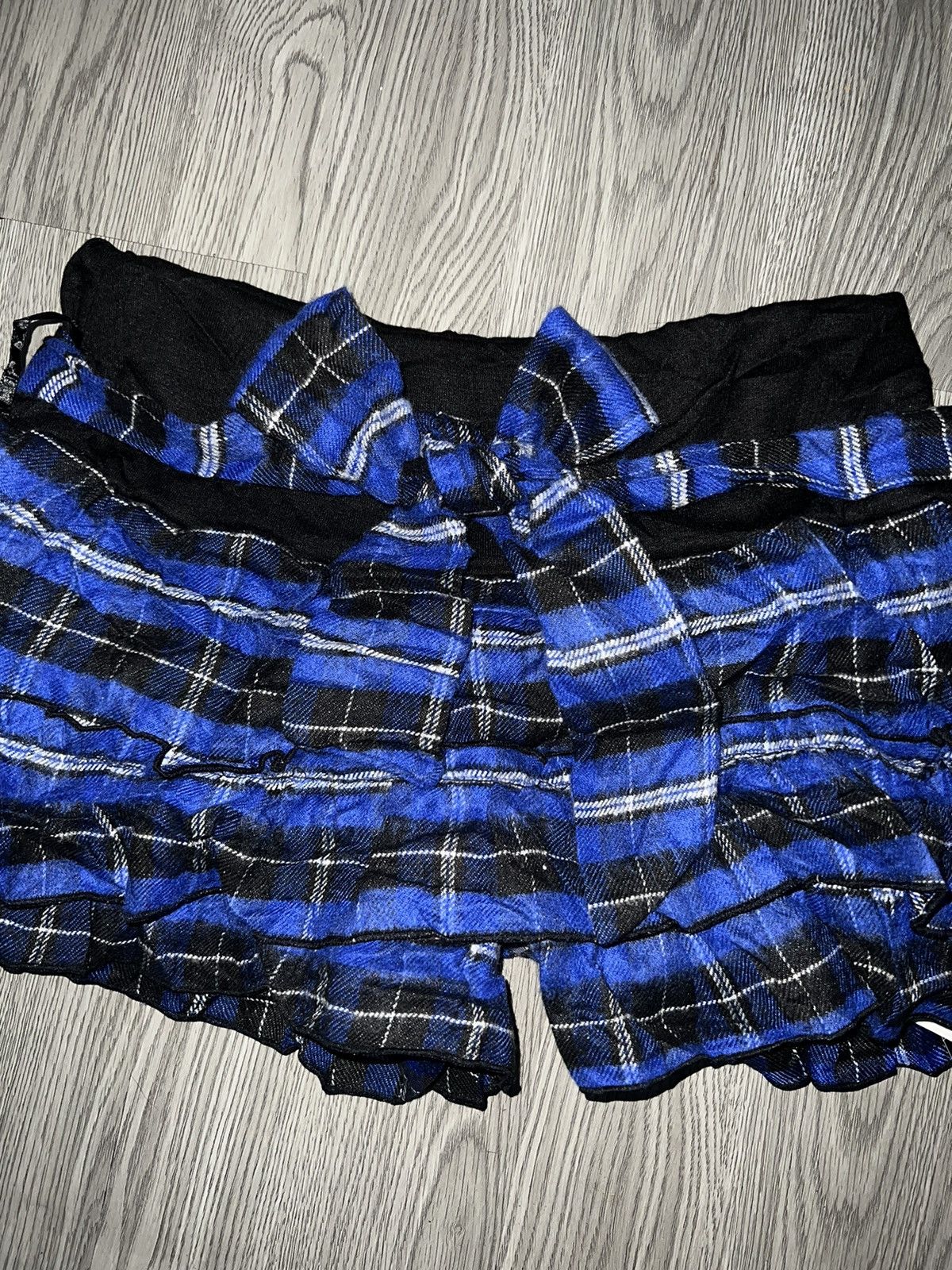 LIZ LISA Liz Lisa Doll tartan big bow tie layered skirts 💙 Size 25" / US 0 / IT 36 - 6 Thumbnail