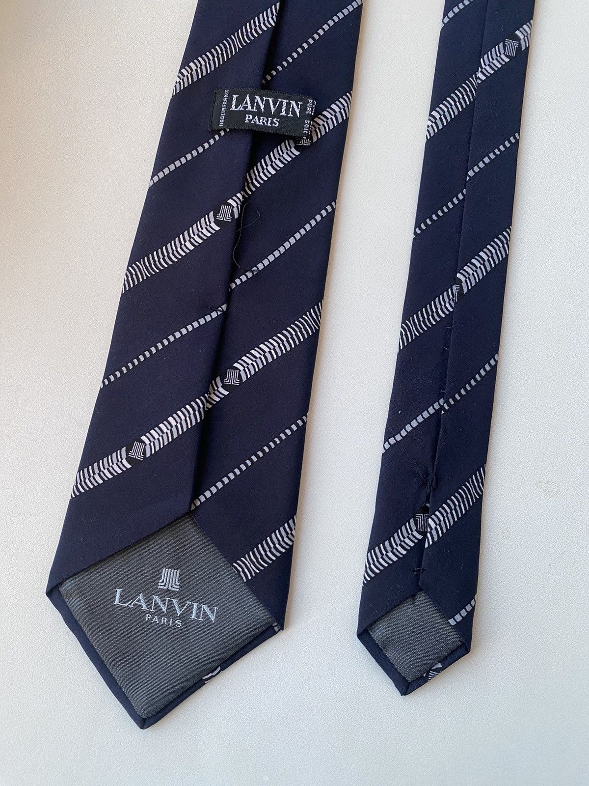 Lanvin 🔥 Vintage Lanvin Luxury Pattern Tie Size ONE SIZE - 5 Thumbnail