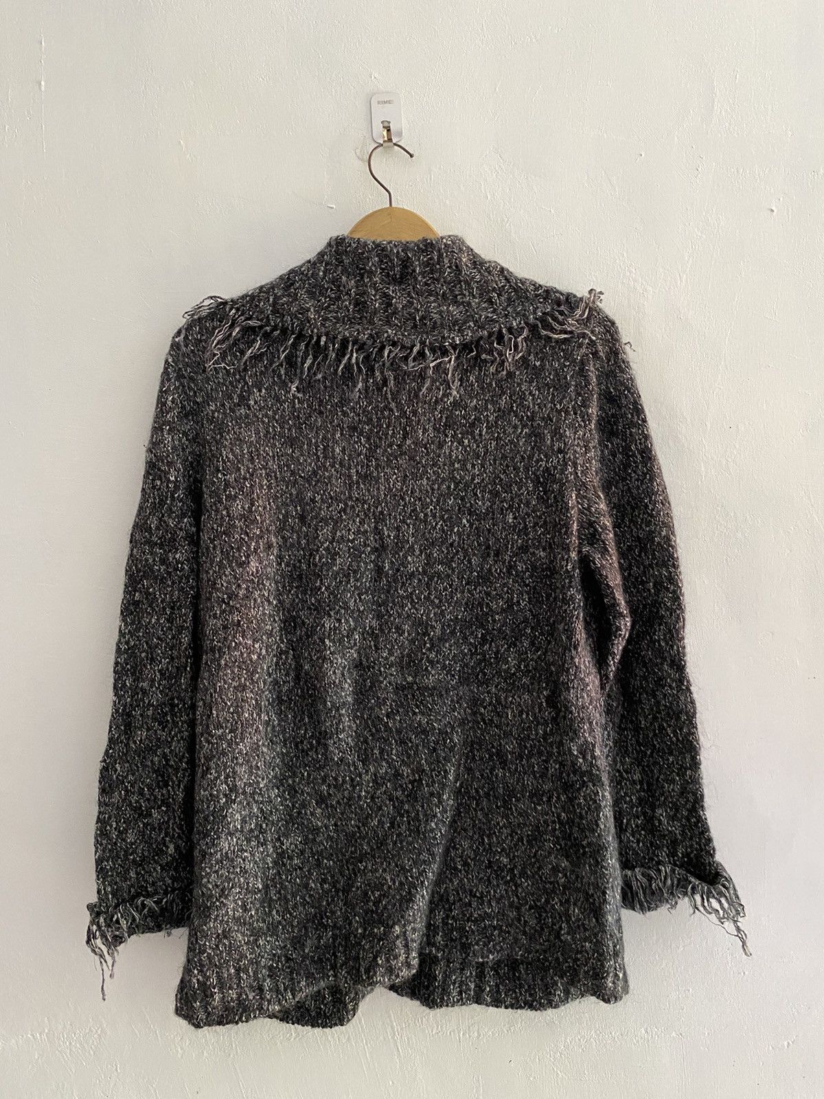 If Six Was Nine × Japanese Brand × Le Grande Bleu (L.G.B.) Asso distressed knit Size US M / EU 48-50 / 2 - 2 Thumbnail