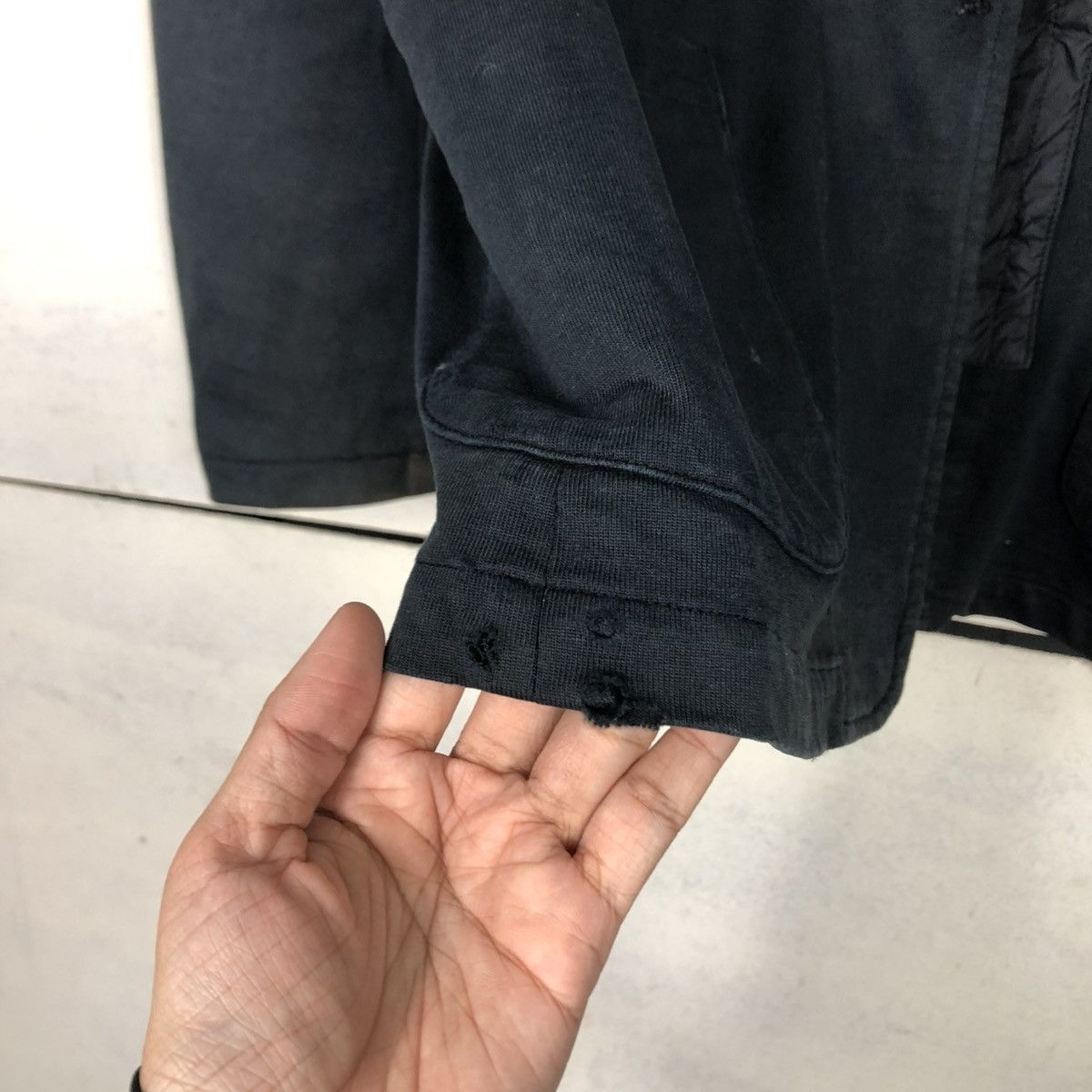Yohji Yamamoto 🔥VINTAGE Y’S ASPESI YOHJI YAMAMOTO DOUBLE LAYER BIKER JACKET Size US M / EU 48-50 / 2 - 21 Thumbnail