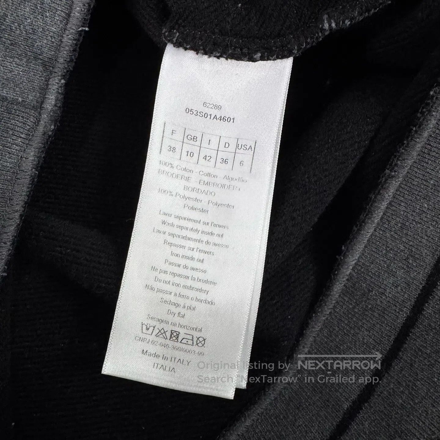 Dior Dior Love-themed slogan graffiti; round-neck hoodie| Size M / US 6-8 / IT 42-44 - 8 Thumbnail