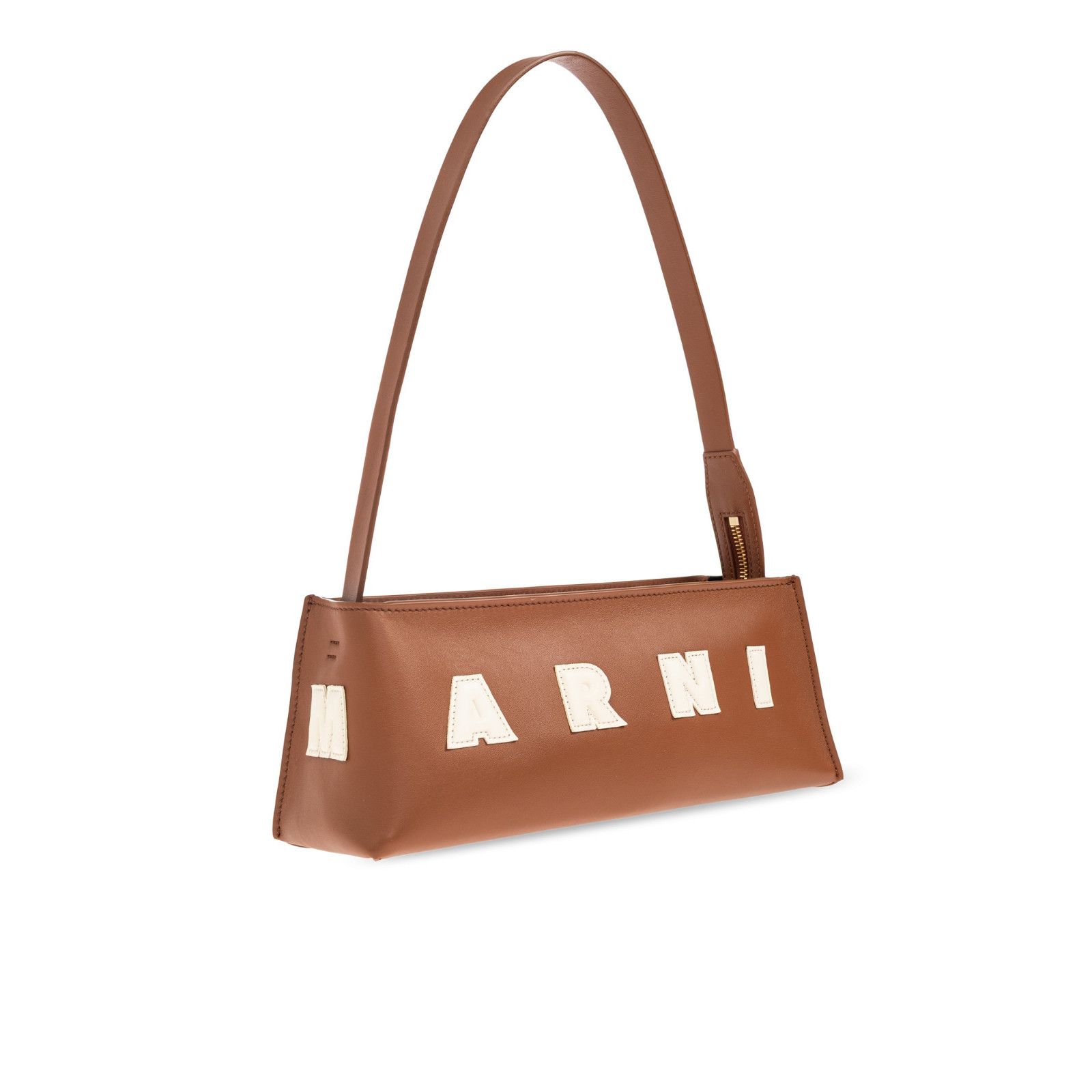 Marni MARNI Brown Leather Shoulder Bag New & Authentic Size ONE SIZE - 3 Thumbnail
