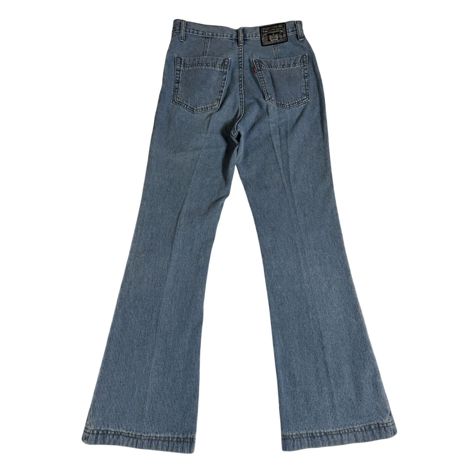 Unknown London Vintage Lona Jeans Blue Flare Bootcut Denim Pants Size 30 Size 30" / US 8 / IT 44 - 2 Thumbnail