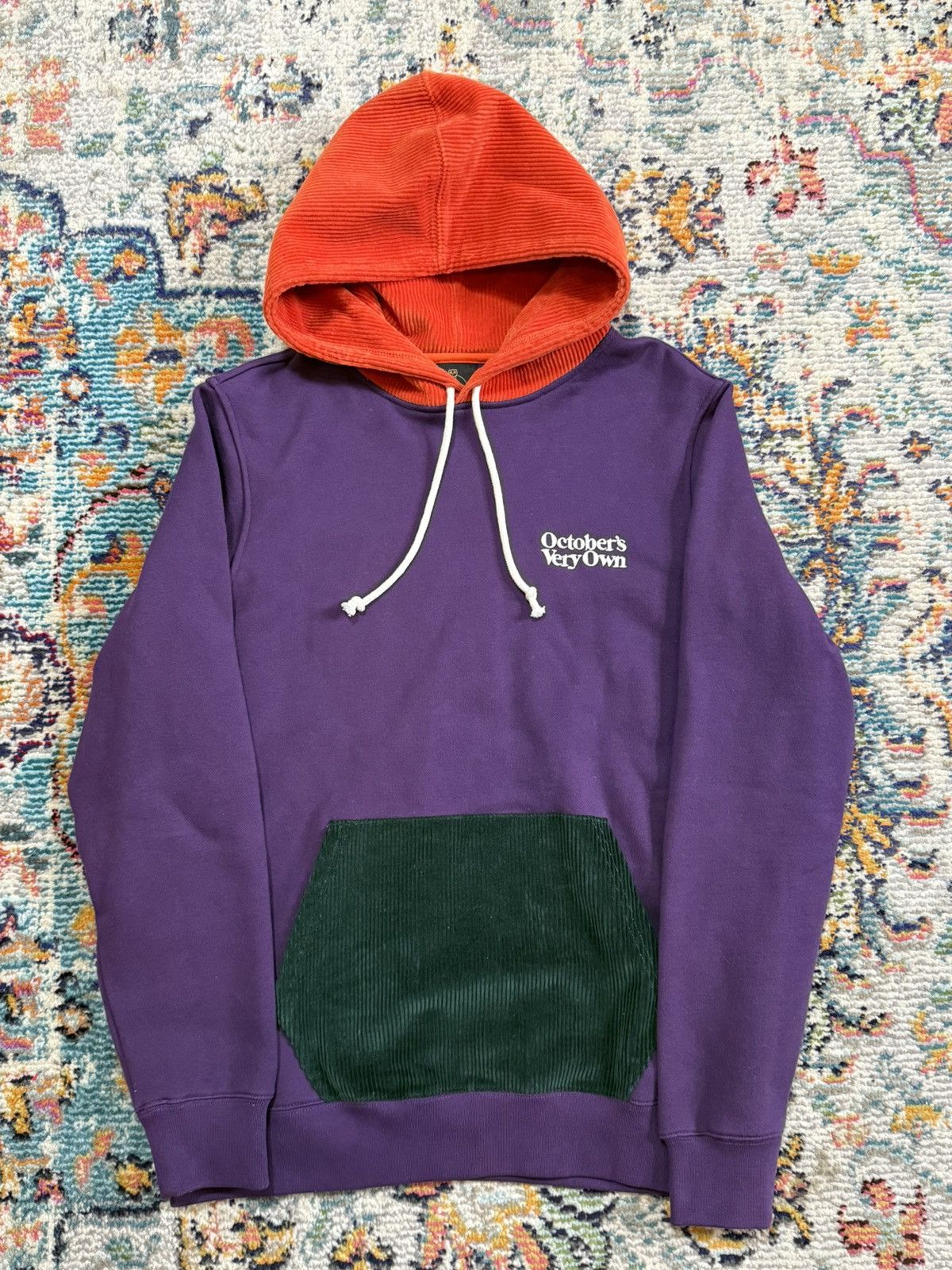 October's Very Own OVO Corduroy Accents Hoodie Size US S / EU 44-46 / 1 - 1 Thumbnail