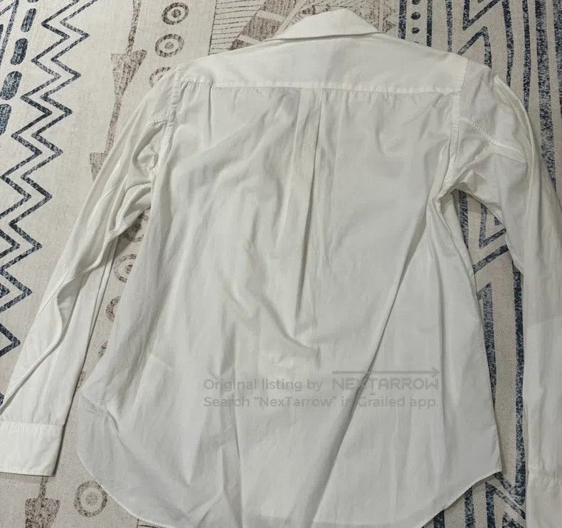 Comme des Garcons Comme Des Garcons Vintage White Bow Tie Shirt with Butterf Size S / US 4 / IT 40 - 7 Thumbnail