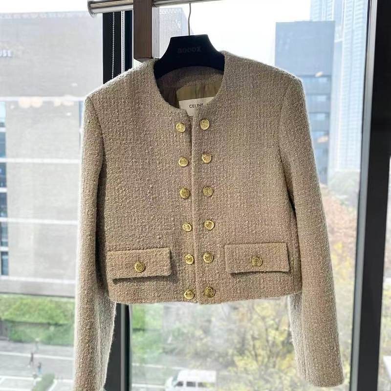 Celine CELINE Tweed Jacket Size 34 Size XS / US 0-2 / IT 36-38 - 1 Thumbnail