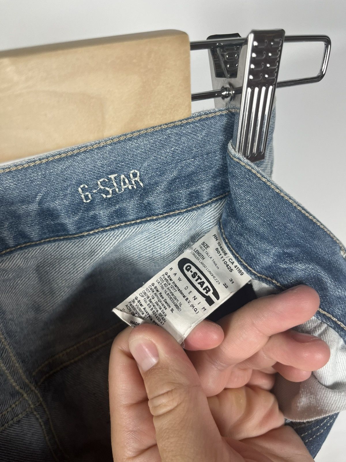 G-Star G-Star Raw Arc 3D loose fit jeans light wash denim 31x32 Size US 31 - 12 Thumbnail