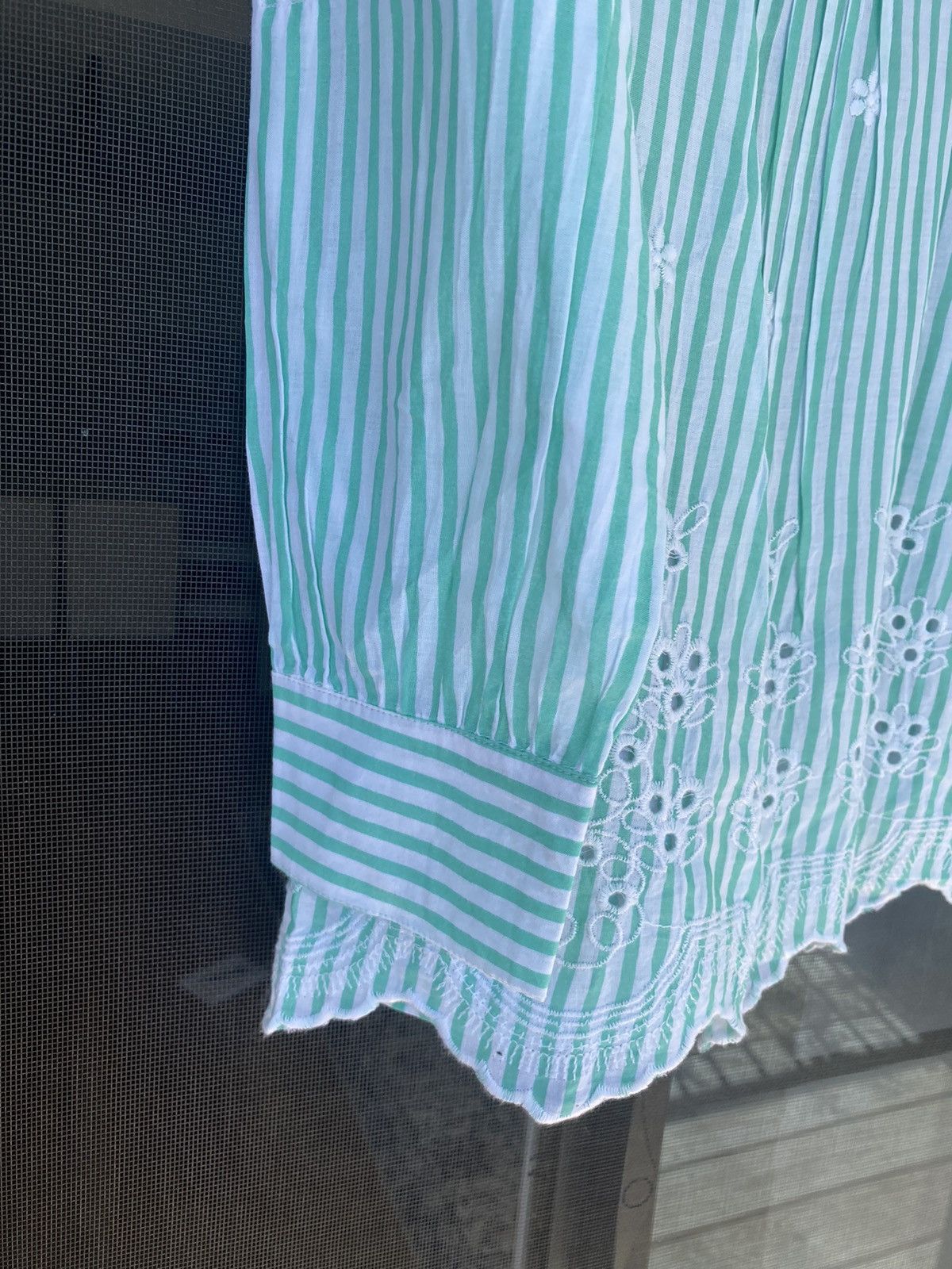 Other American Sweetheart Women's Blouse Size S Cotton Scallop Size S / US 4 / IT 40 - 6 Thumbnail