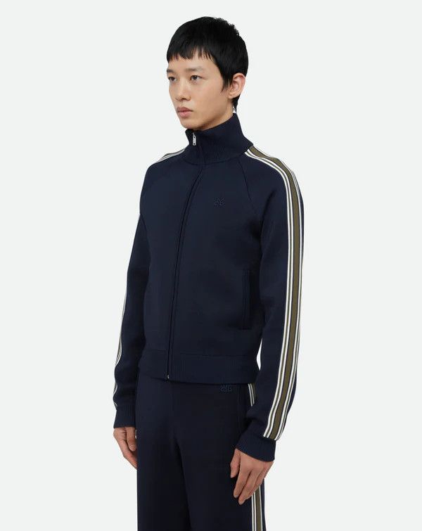 Wales Bonner o1mle0825 Unisex Tide Track Jacket in Navy Size US M / EU 48-50 / 2 - 3 Thumbnail