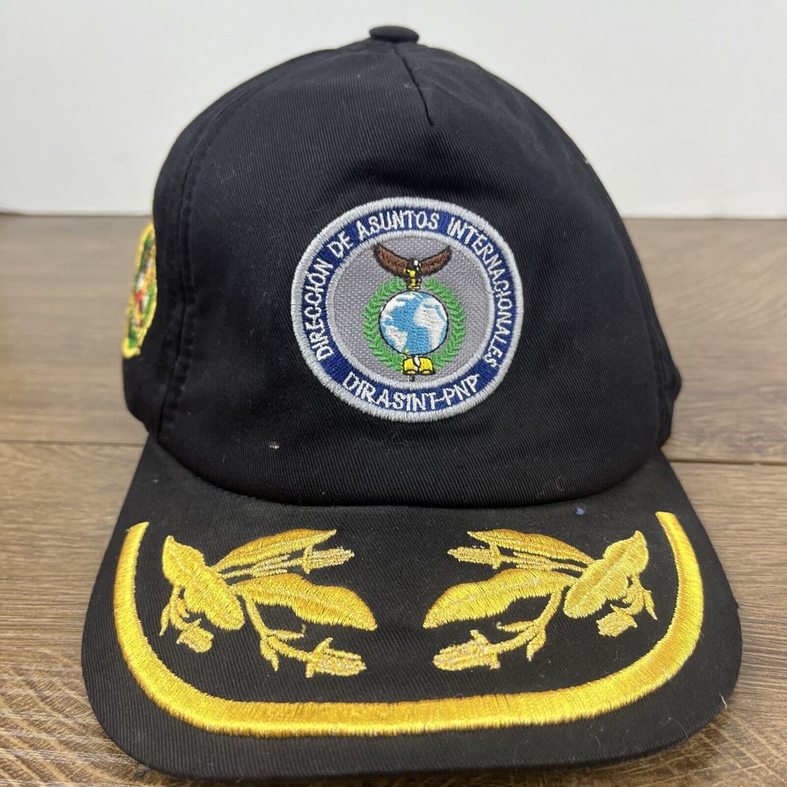 Other Direccion De Asuntos Hat Dirasint PNP Adjustable Hat Black H Size ONE SIZE - 5 Thumbnail