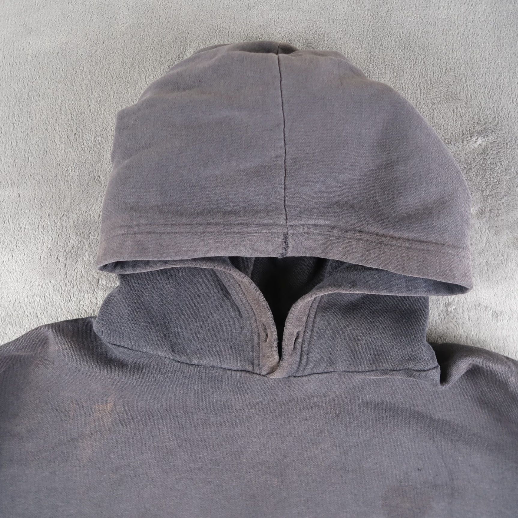 Nike VINTAGE Nike Hoodie Mini Swoosh Faded Blue L Large Pullover Mens Size US L / EU 52-54 / 3 - 6 Thumbnail