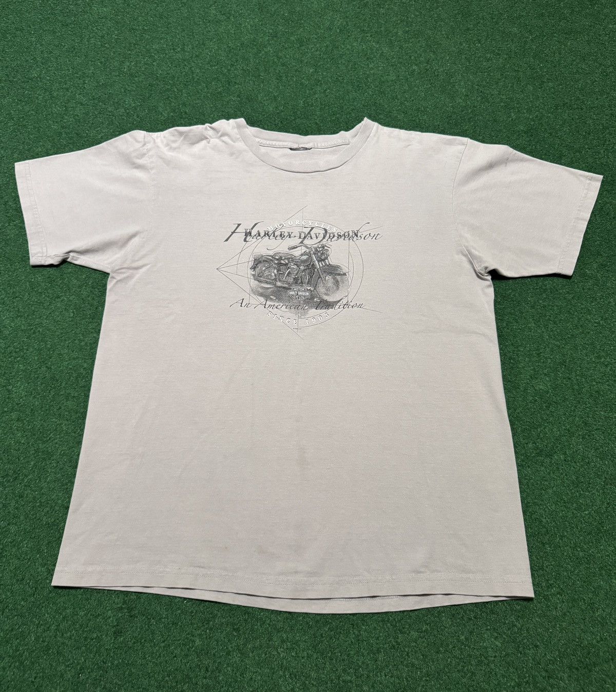 Harley Davidson Y2K Harley Davidson Motorcycle Large Biker Gray T Shirt Size US L / EU 52-54 / 3 - 1 Thumbnail