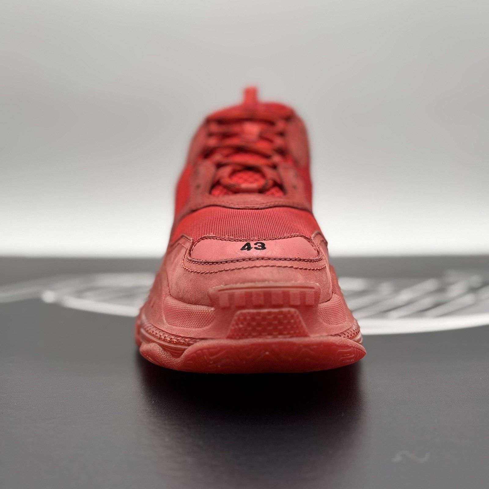 Balenciaga Size 43 (10 US) - Balenciaga Triple S ' Red ' Size US 10 / EU 43 - 6 Thumbnail