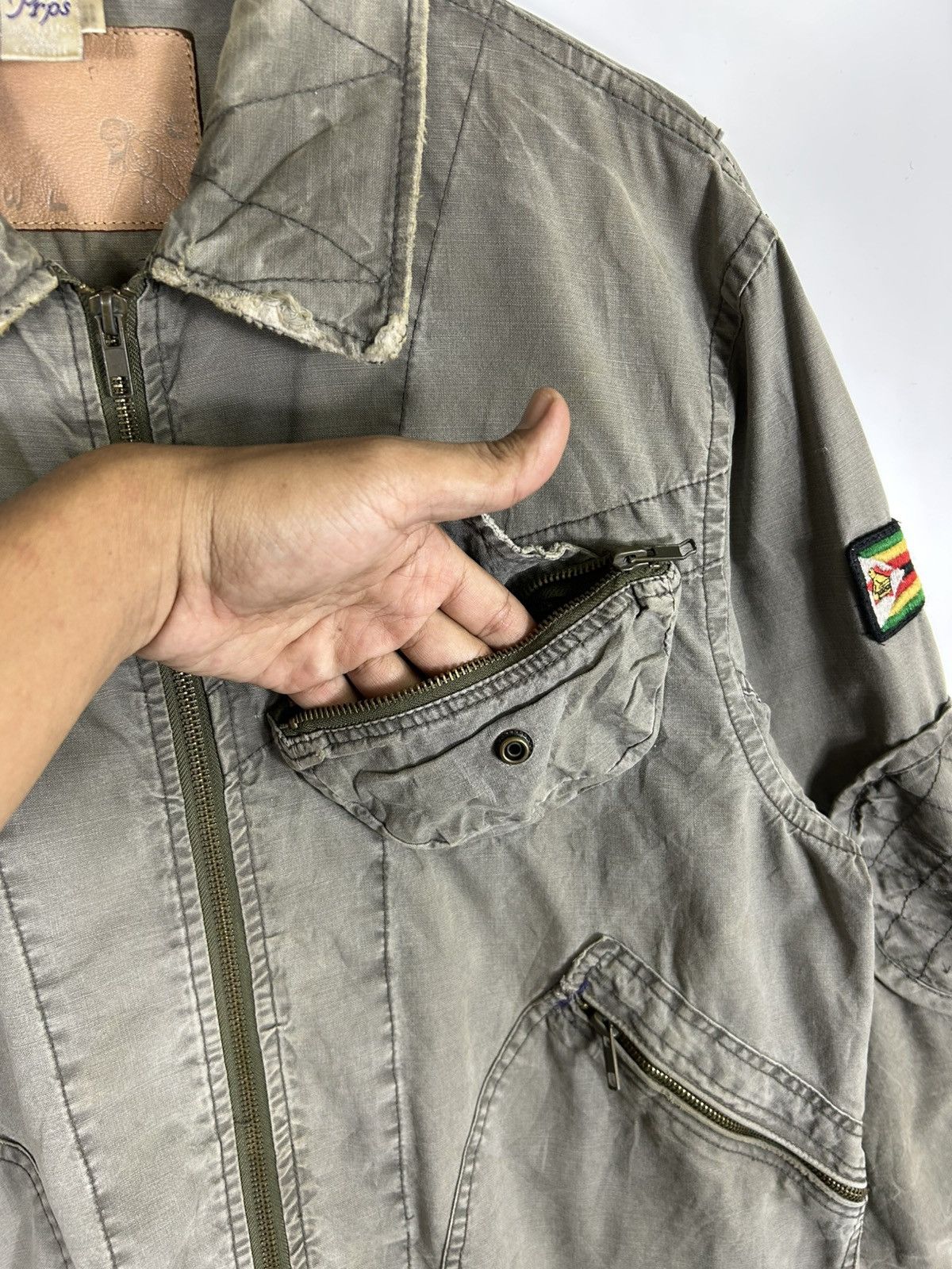 Prps ⚡️Vintage Y2K Prps Distressed Style Zipper Jacket Size US S / EU 44-46 / 1 - 7 Thumbnail