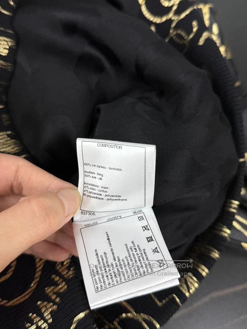 Chanel Chanel Egypt Graffiti Leather Jacket. Size US M / EU 48-50 / 2 - 6 Thumbnail