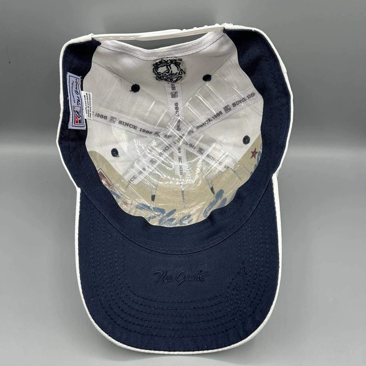 The Game Vintage Hoyas Georgetown University Hat Men NCAA Snap Back Size ONE SIZE - 2 Thumbnail